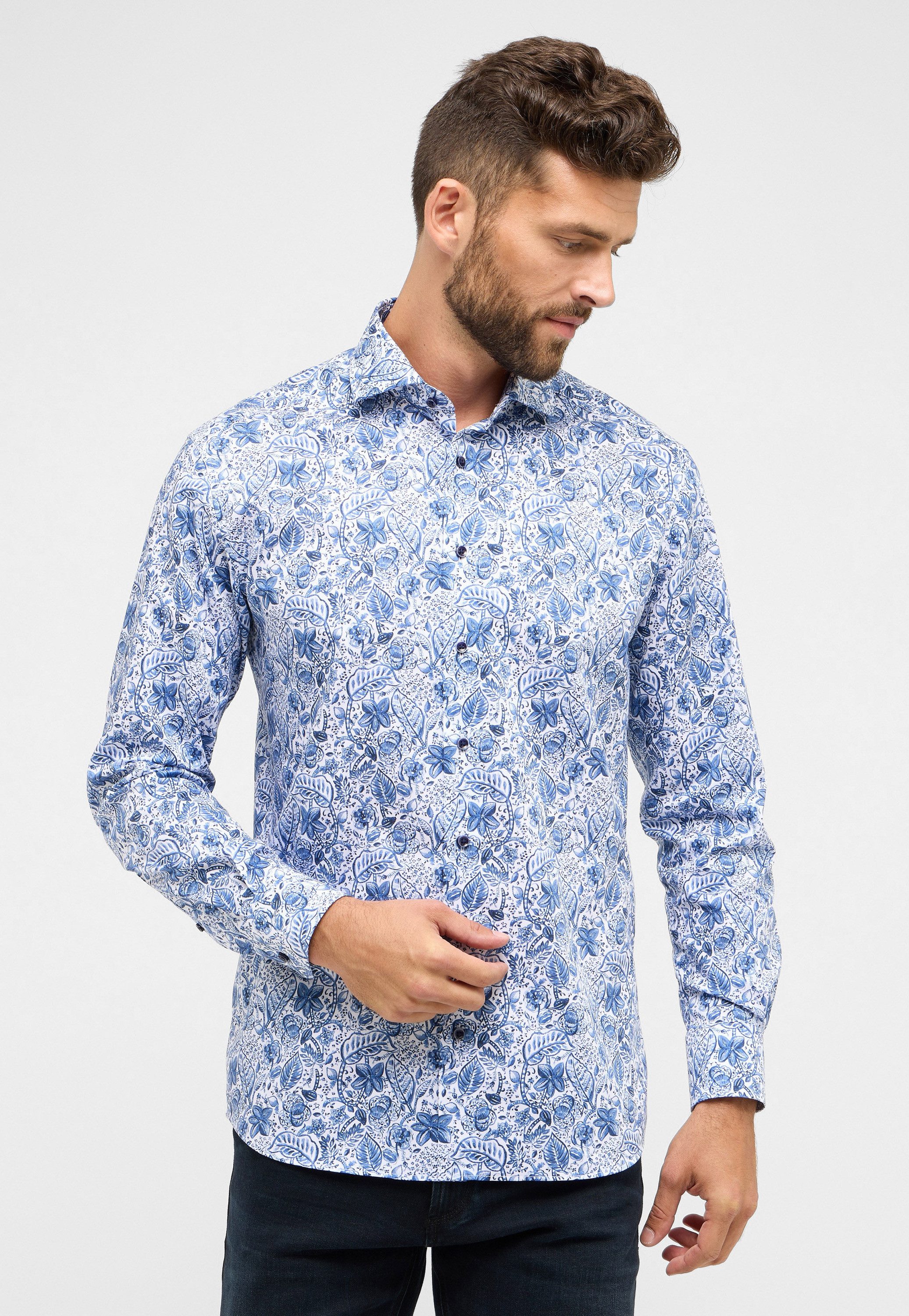 Eterna Langarmhemd MODERN FIT NON IRON (bügelfrei) günstig online kaufen