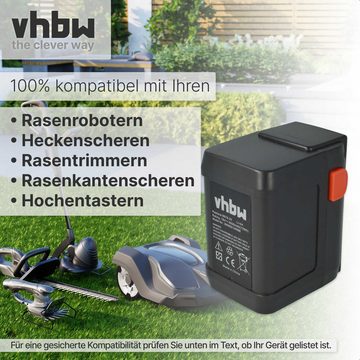 vhbw kompatibel mit Gardena Heckenschere ErgoCut 48-Li (8878-20), EasyCut Akku Li-Ion 4000 mAh (18 V)