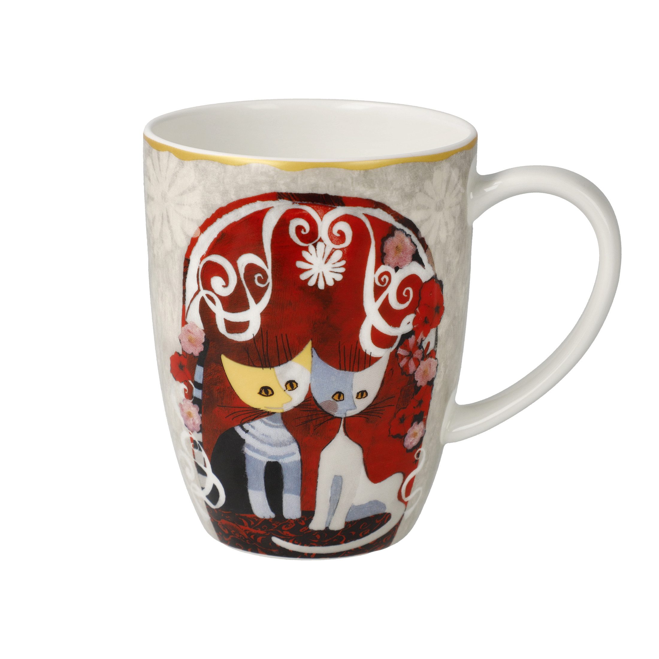 Dekomiro Tasse Goebel Templi dell'amore, Fine Bone China
