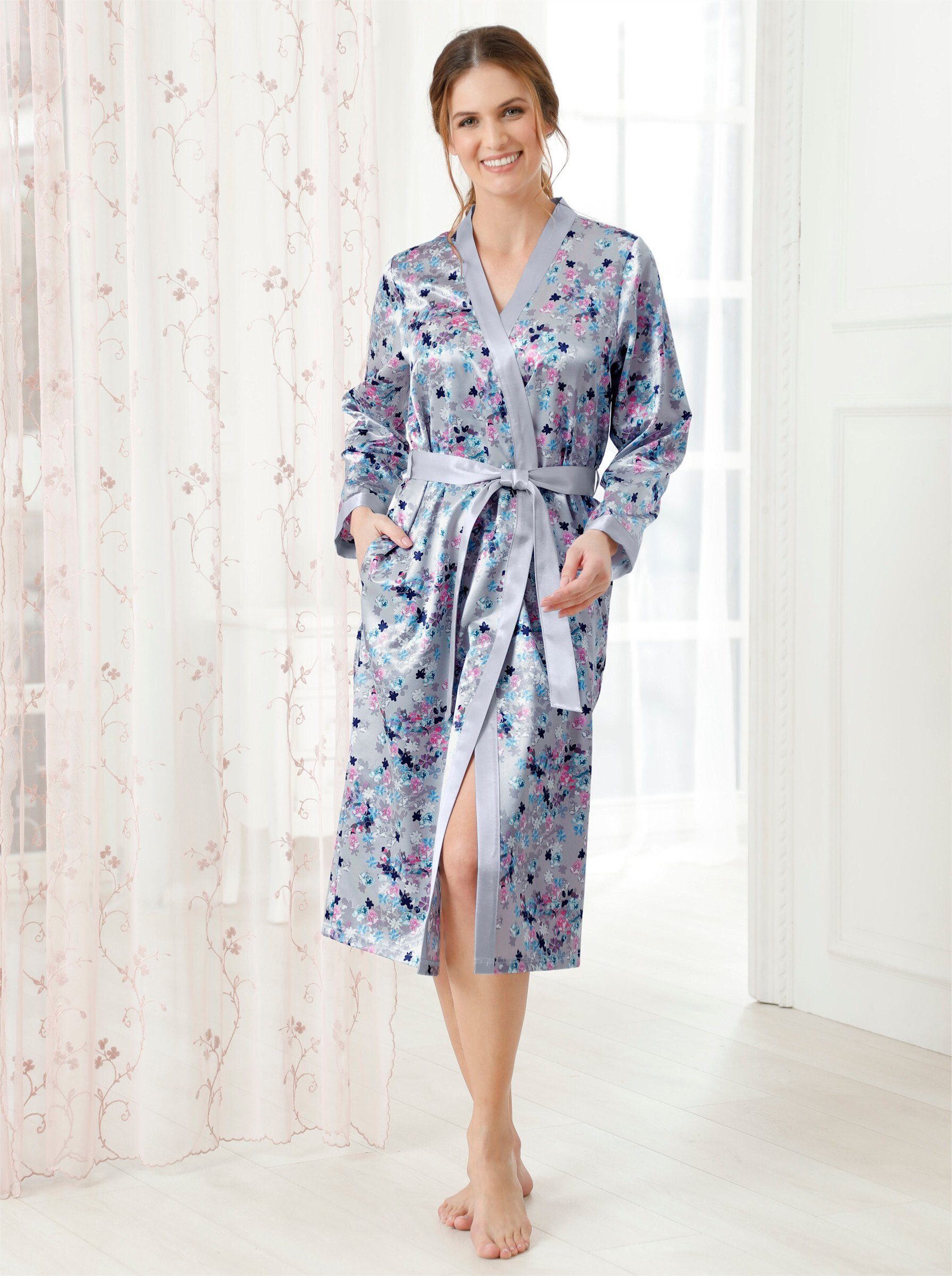 Witt Morgenmantel Morgenmantel, Polyester, Satin günstig online kaufen