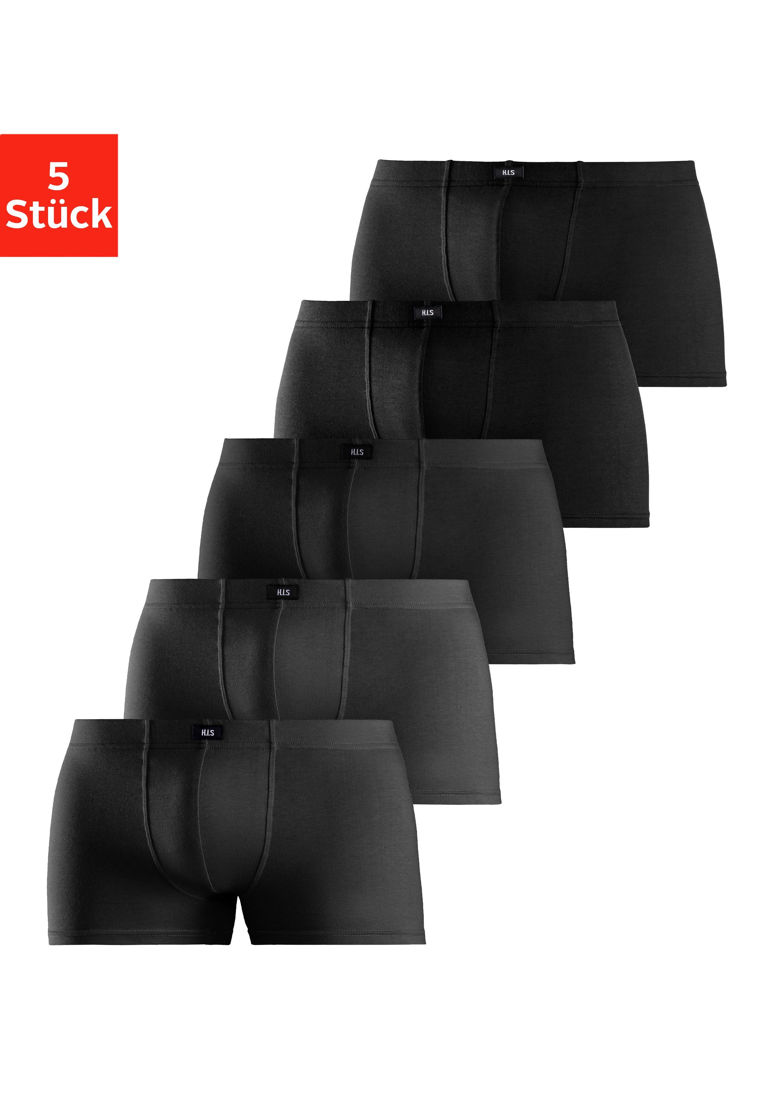 H.I.S Boxer Boxershorts für Herren (Packung, 5-St) aus Baumwolle
