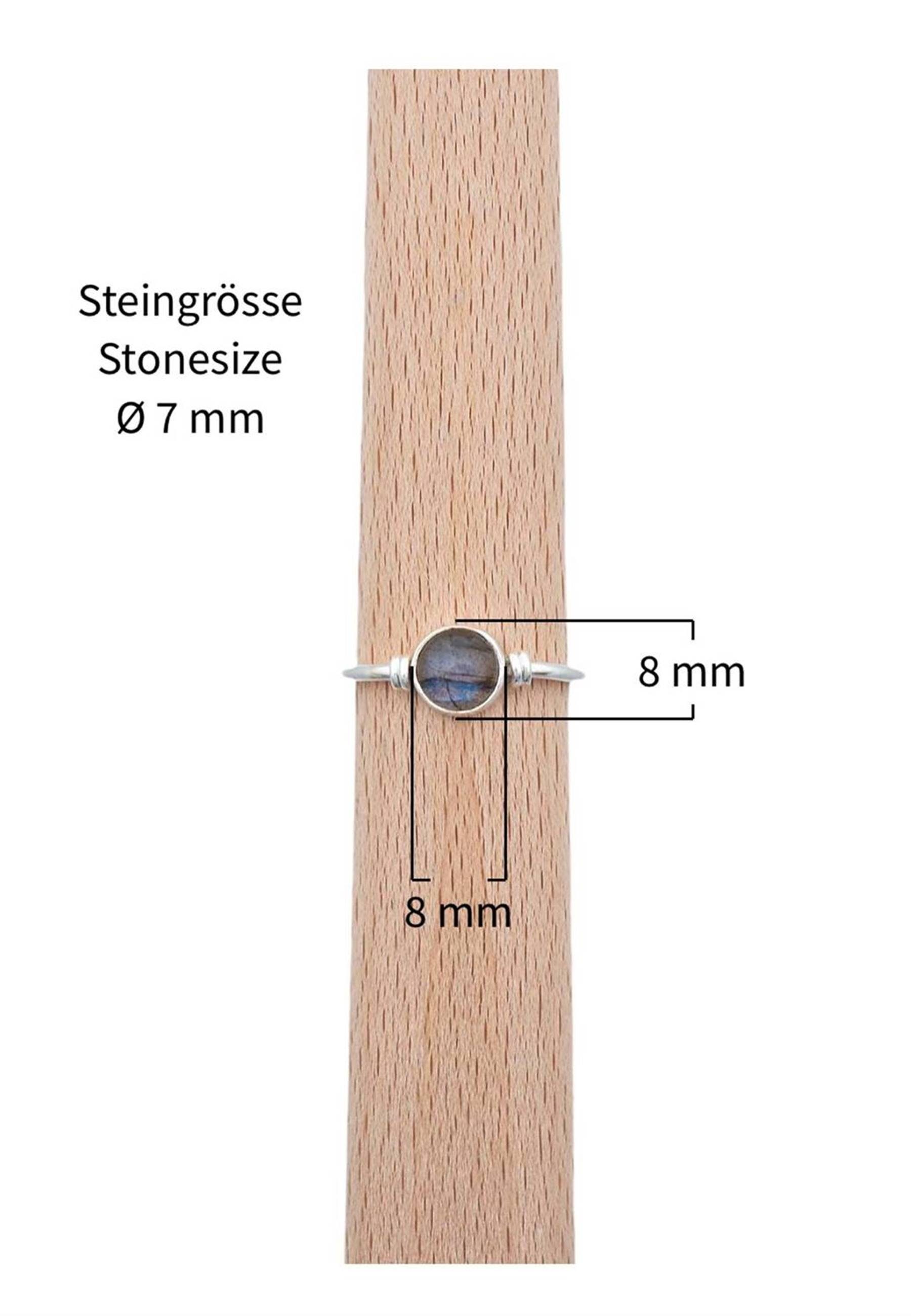 mit Silberring Labradorit mantraroma 925er Silber