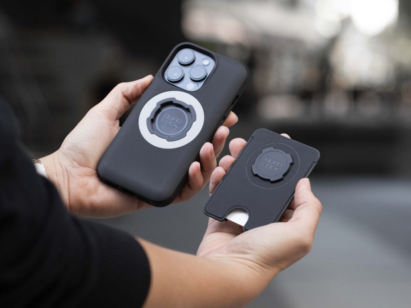 Quad Lock Handy-Halterung QUAD LOCK MAG Wallet Card Holder EC Scheck Karten Halter Bware