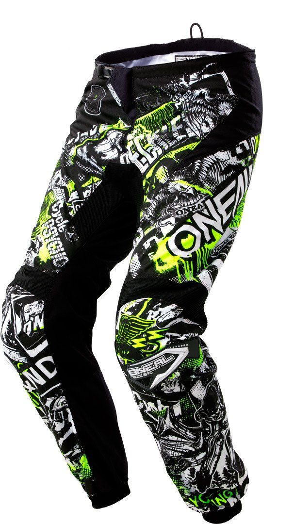 O’NEAL Motorradhose Element Attack Jugend Motocross Hose Atmungsaktiv protektoren