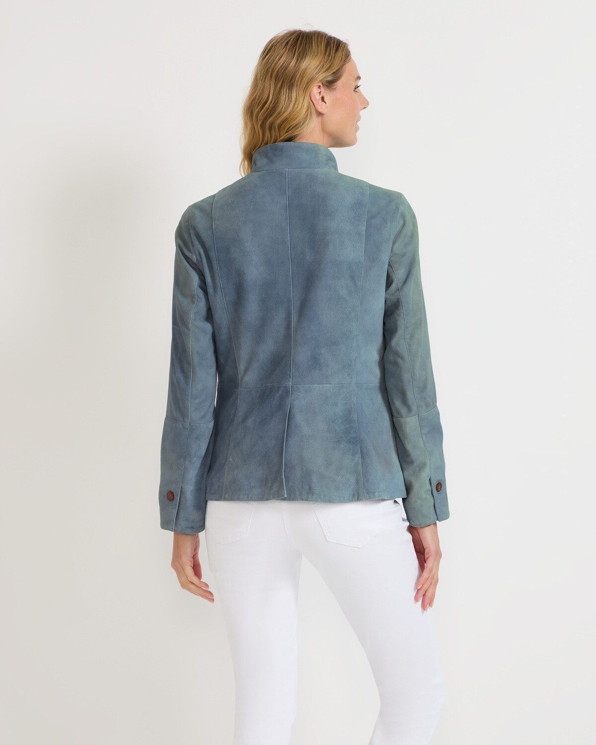 Reitmayer Trachtenjacke Lederjacke mit Stehkragen