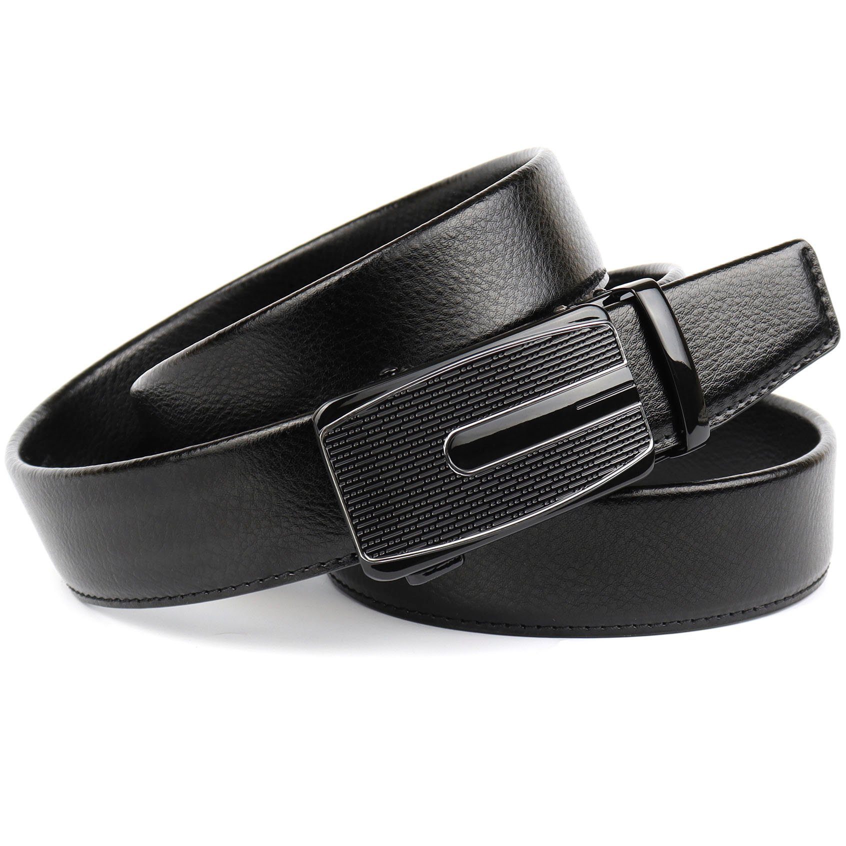 Anthoni Crown Ledergürtel Automatik Schließe