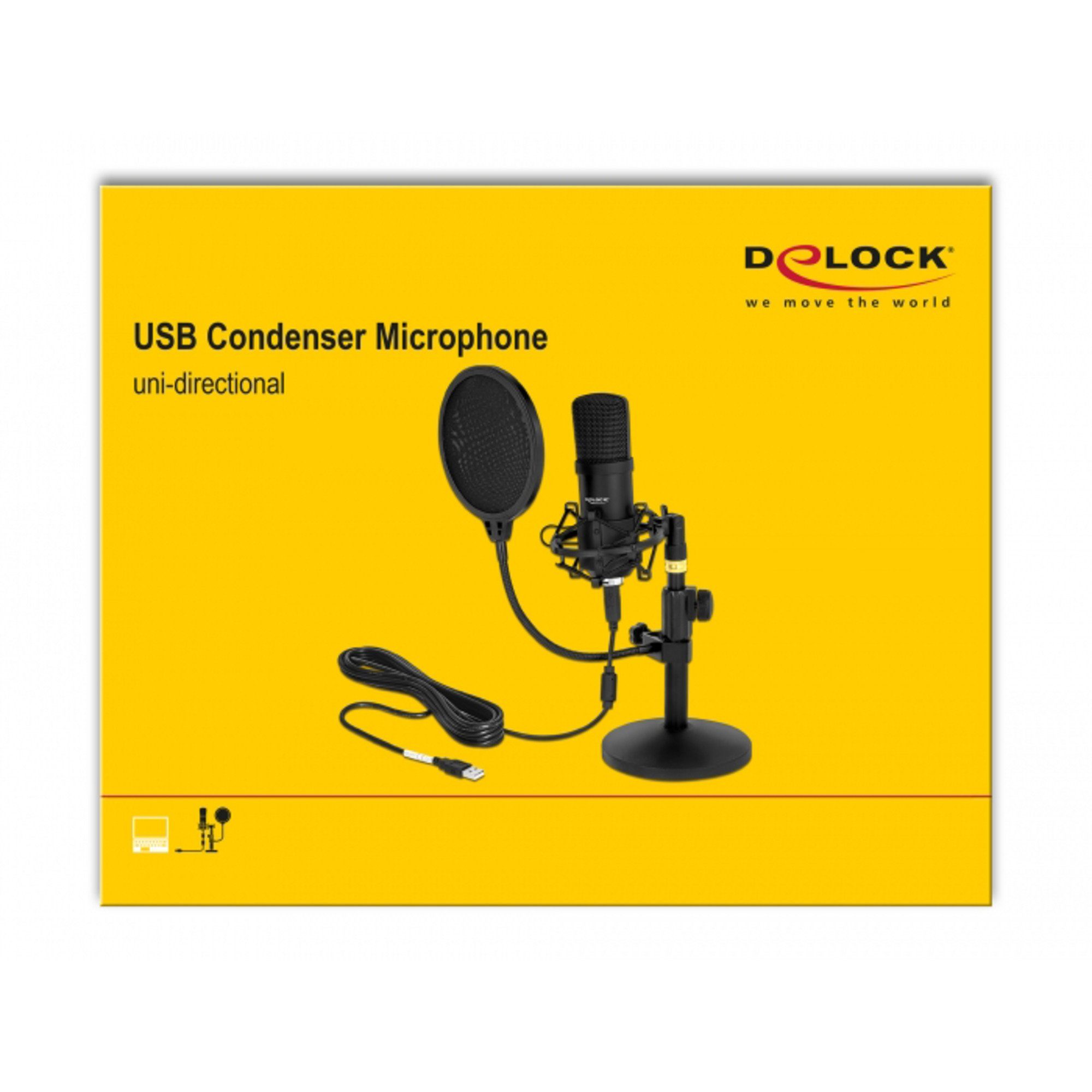 Gaming-Headset USB Kondensator Delock Mikrofon, DeLOCK Professionelles