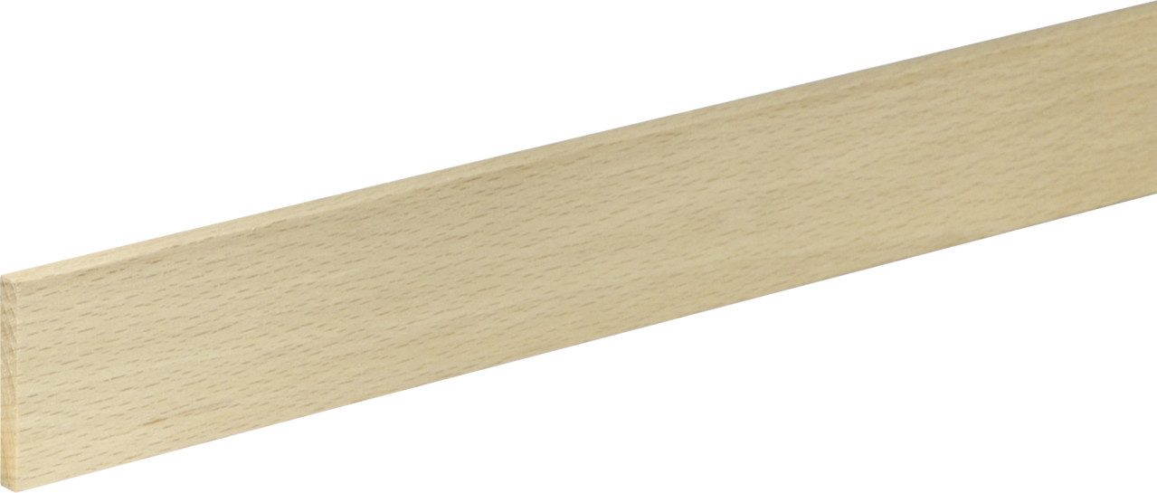 Sockelleiste FN Neuhofer Flachleiste 95 cm 40 x 5 mm Buche