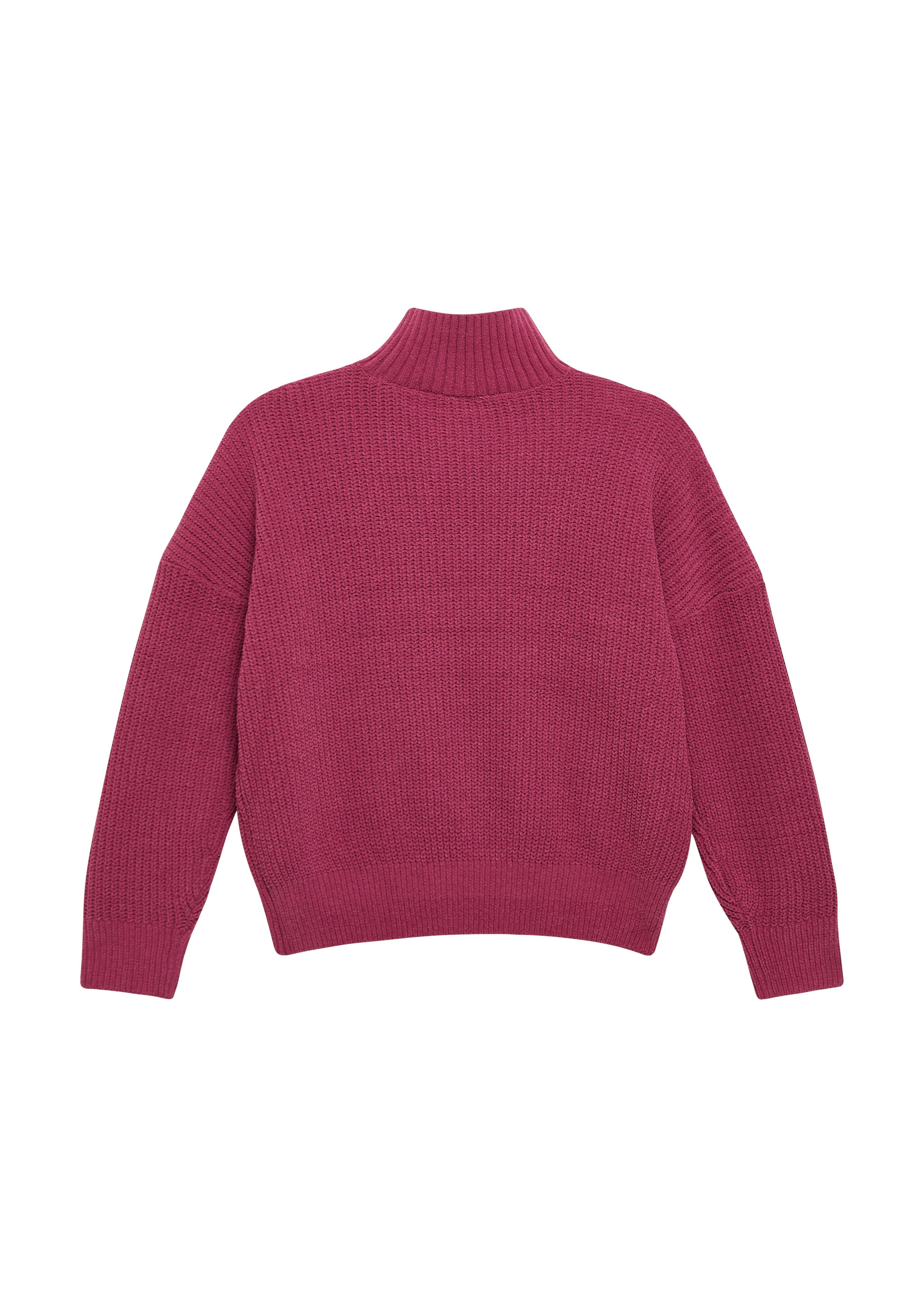 s.Oliver Junior Strickpullover mit Stehkragen