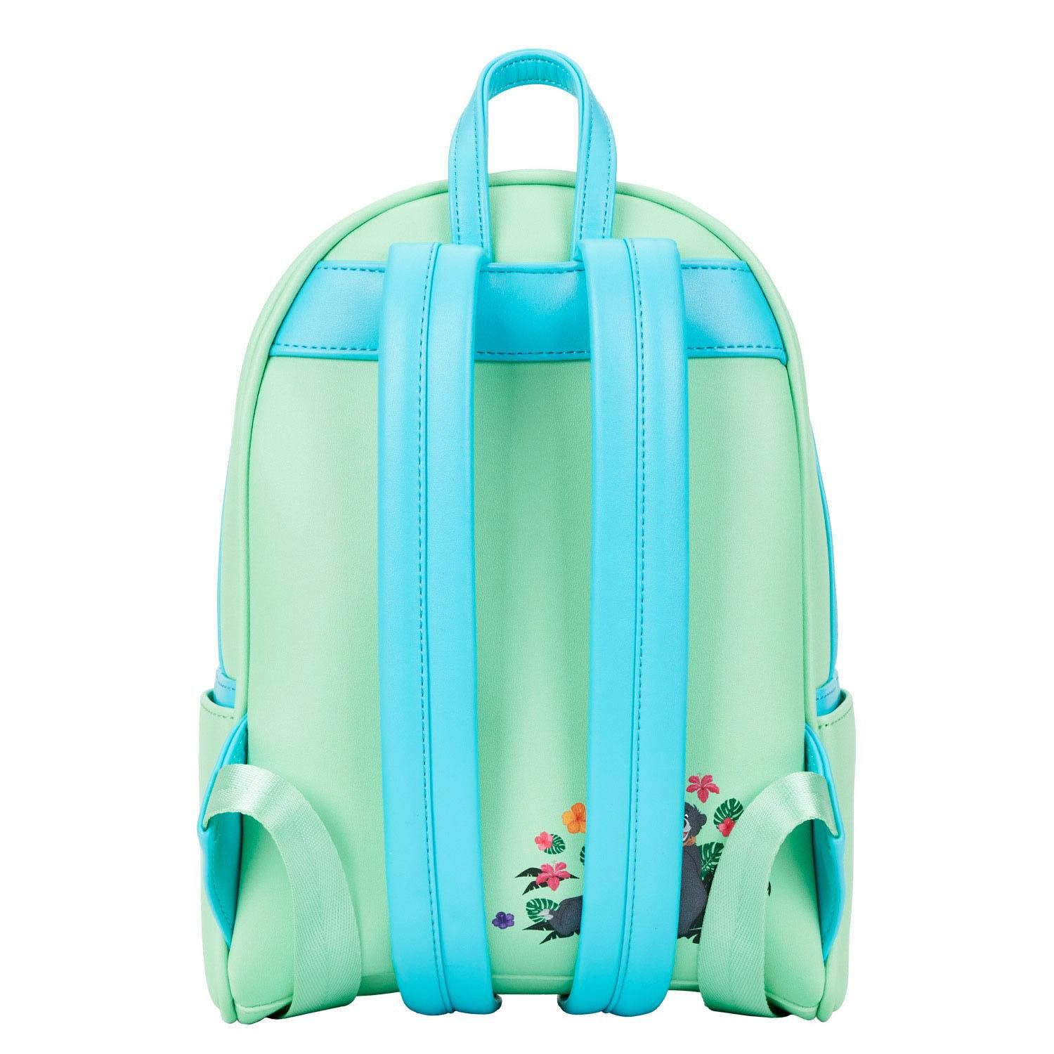 Loungefly Minirucksack Disney by Loungefly Rucksack Jungle Book Bare Necessities (1-tlg), hochwertig und detailliert