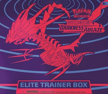 POKÉMON Sammelkarte Pokemon Sword & Shield Darkness Ablaze Elite Trainer Box - Englisch