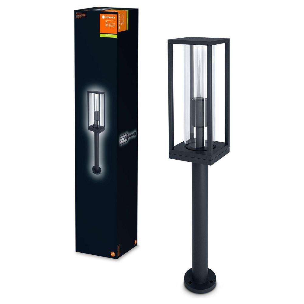Ledvance Außen-Stehlampe Wegeleuchte Endura Classic in Dunkelgrau E27 IP44 600mm