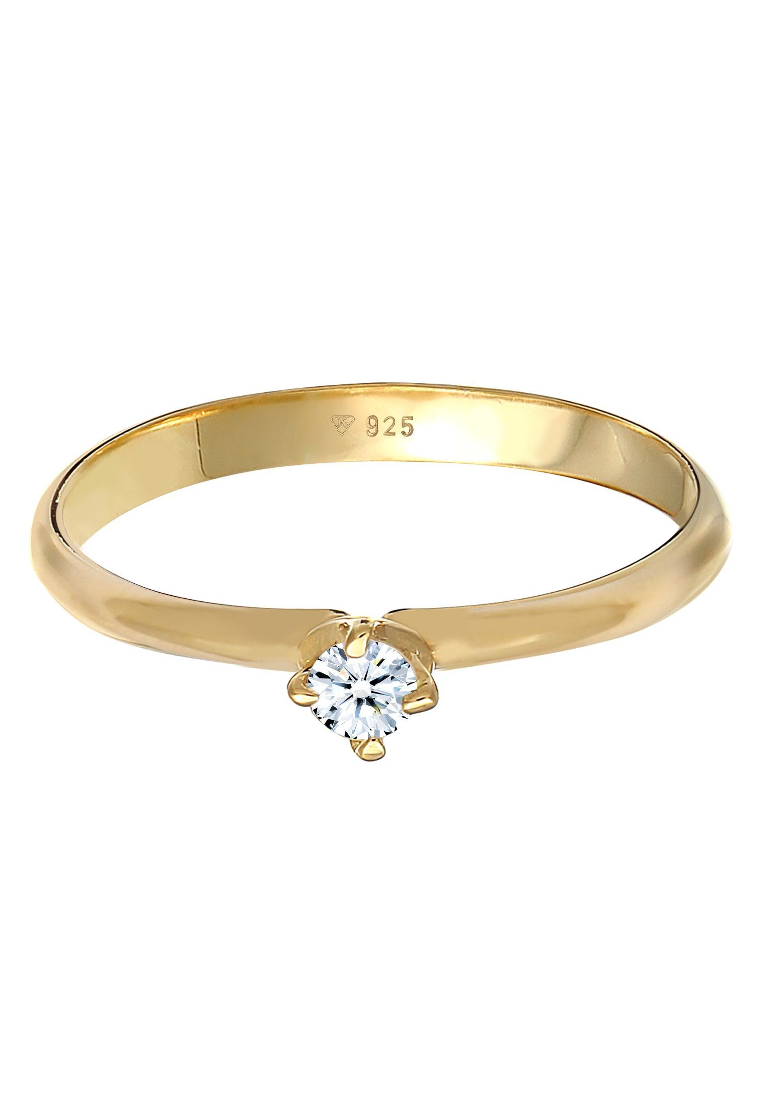 Elli DIAMONDS Diamantring Ring Solitär Diamant günstig online kaufen