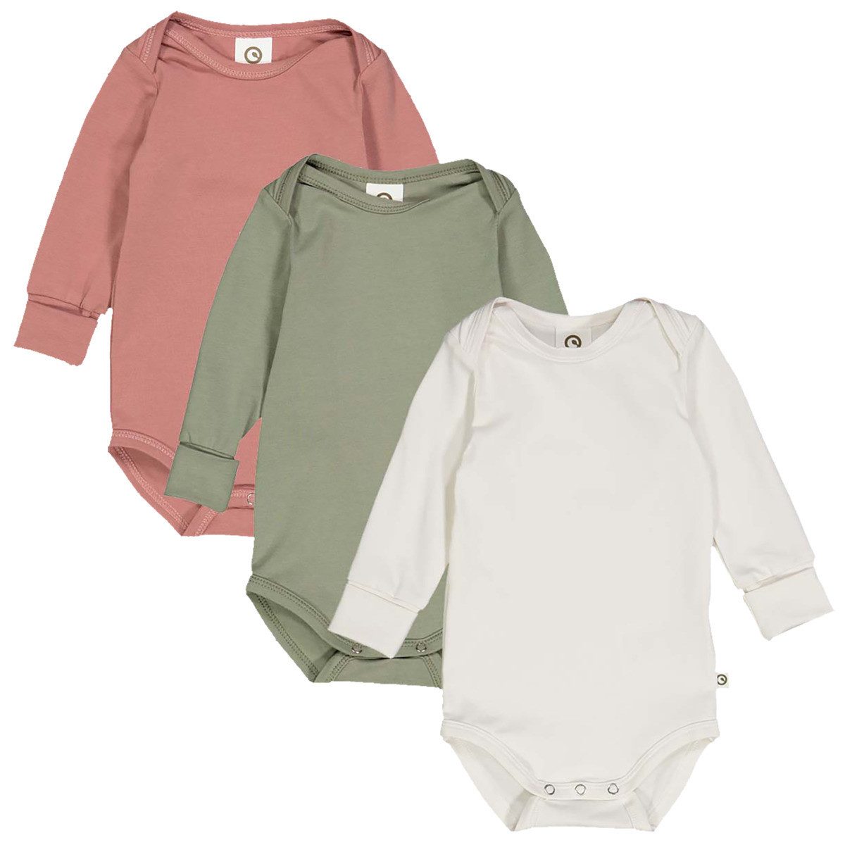 Müsli by GREEN COTTON Langarmbody 1582072400 Mädchen (3-tlg) Langarm Einteiler, Body, Longsleeve-Body, Bodysuit, Stretchbody