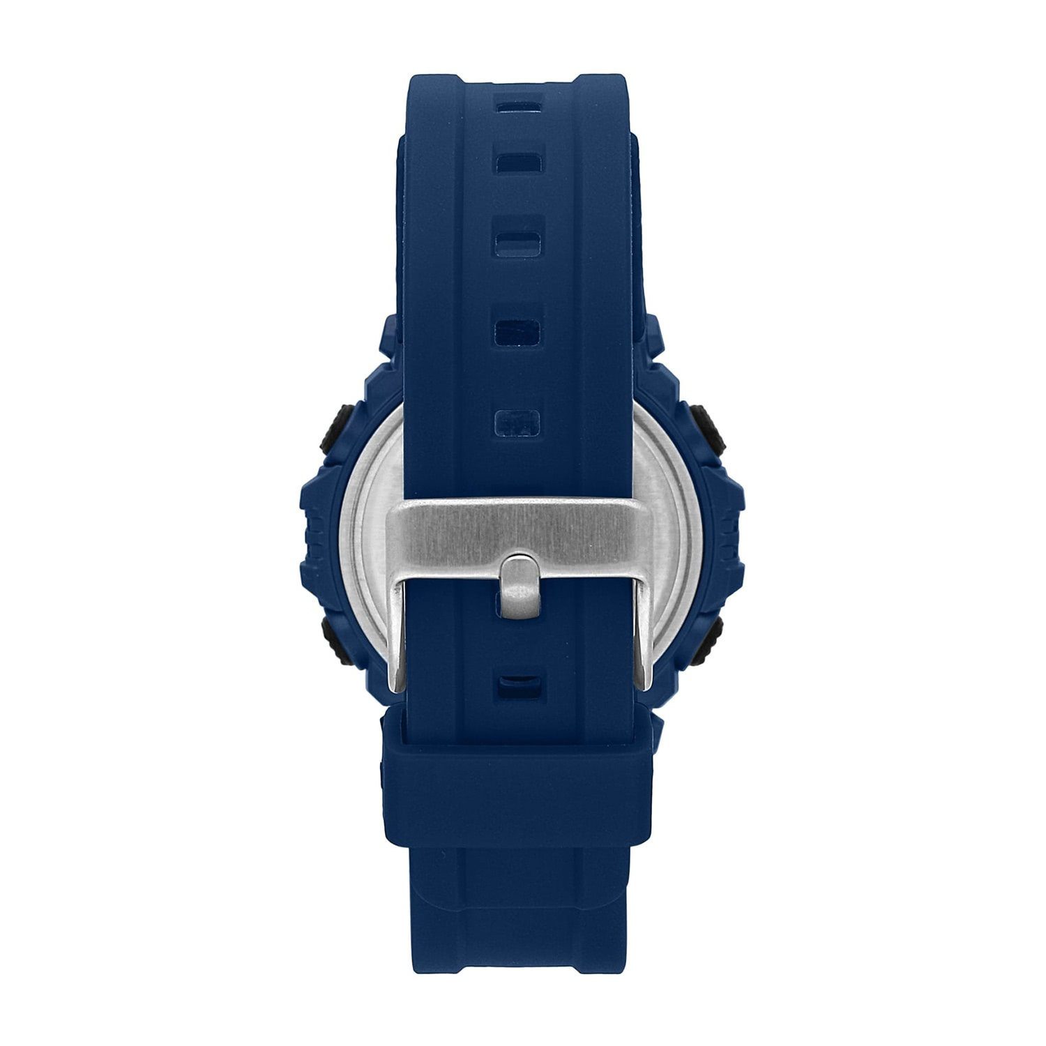 Sector Digitaluhr Sector Herren Armbanduhr Digital, (Digitaluhr), Herren Armbanduhr eckig, extra groß (ca. 40,4x45,1mm), PURarmband blau