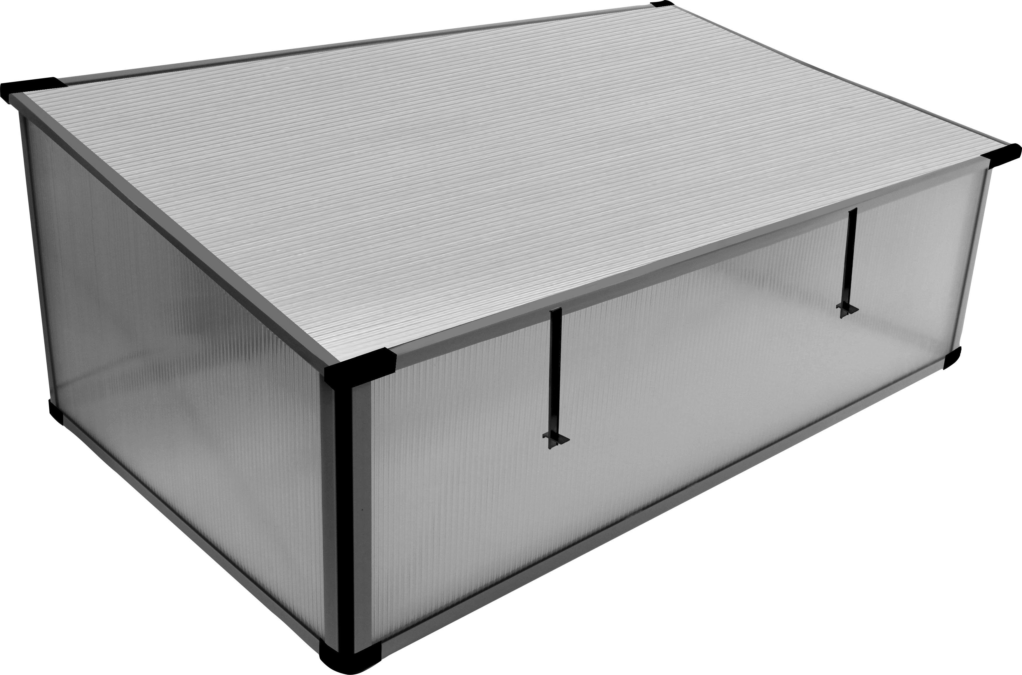 Vitavia Frühbeet Levana 2, BxTxH: 55x95x36,5 cm, kiesel
