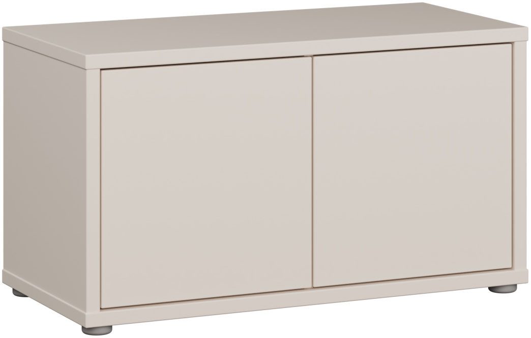 FORTE Schuhbank Alice Springs, Grifflos, 8 Paar Schuhe, Polsterauflage optional, B/H/T 74,5/41,5/34,9 cm, Push to open