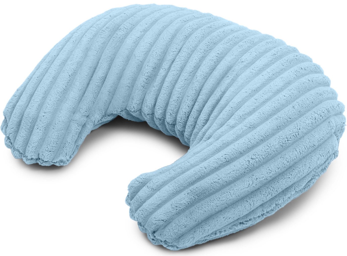Amilian Stillkissen Schwangerschaftskissen Stillhörnchen mit Bezug, Pregnancy Pillow, Stillkissen klein - Lagerungskissen Erwachsene, Stillmond - Lagerungskissen für Mütter und Babys