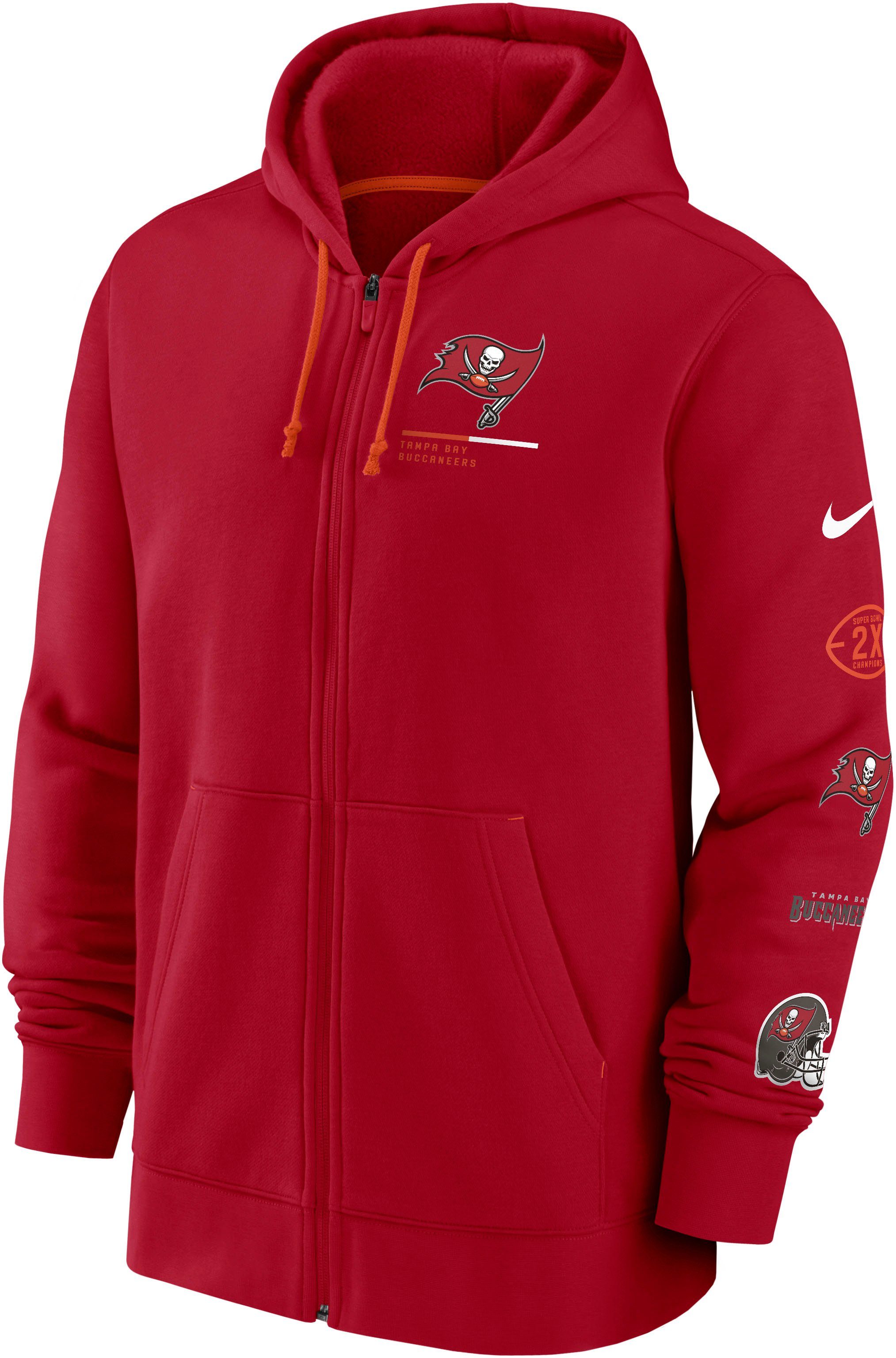 Nike Kapuzensweatshirt TAMPA BAY BUCCANEERS NIKE LEGACY FZ HOODIE NFL