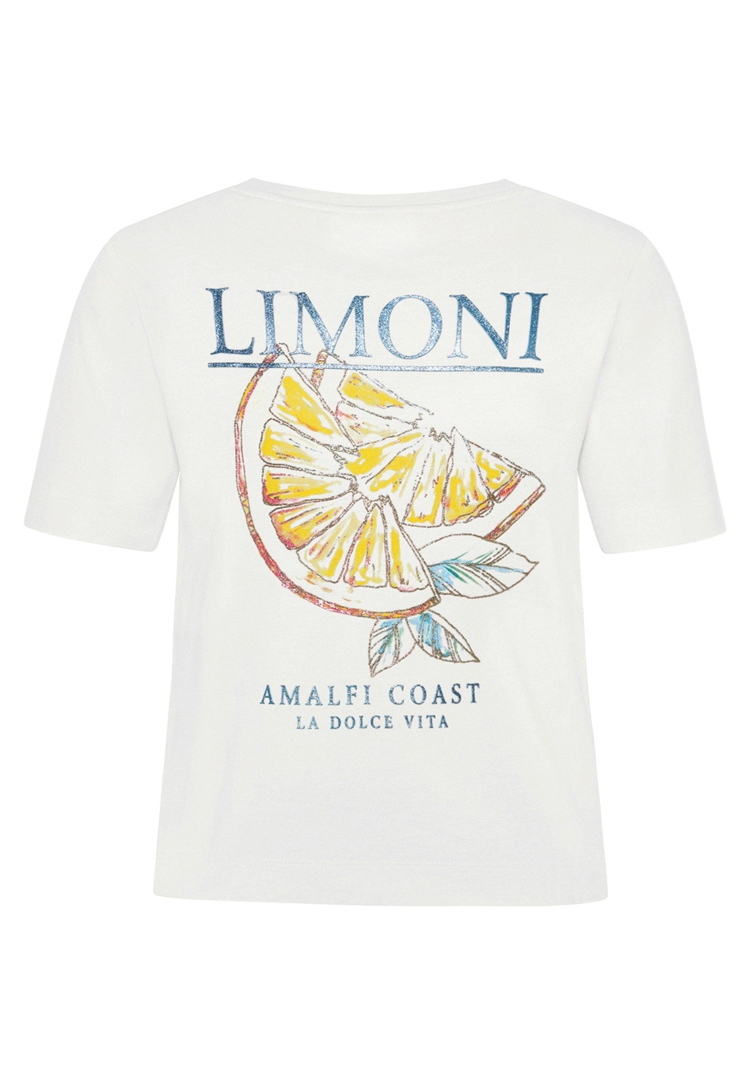 Cartoon Kurzarmshirt Damen mit Rundhalsausschnitt (1-tlg)