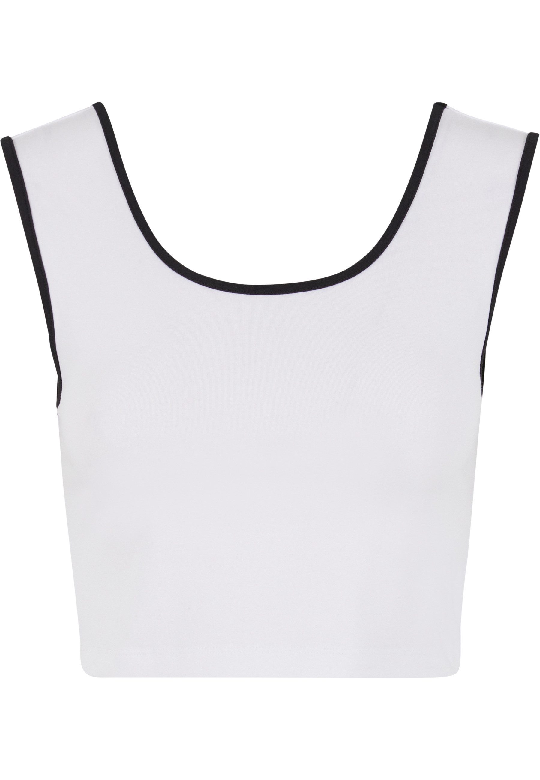 URBAN CLASSICS T-Shirt Urban Classics Ladies Contrast Cropped Top (1-tlg)