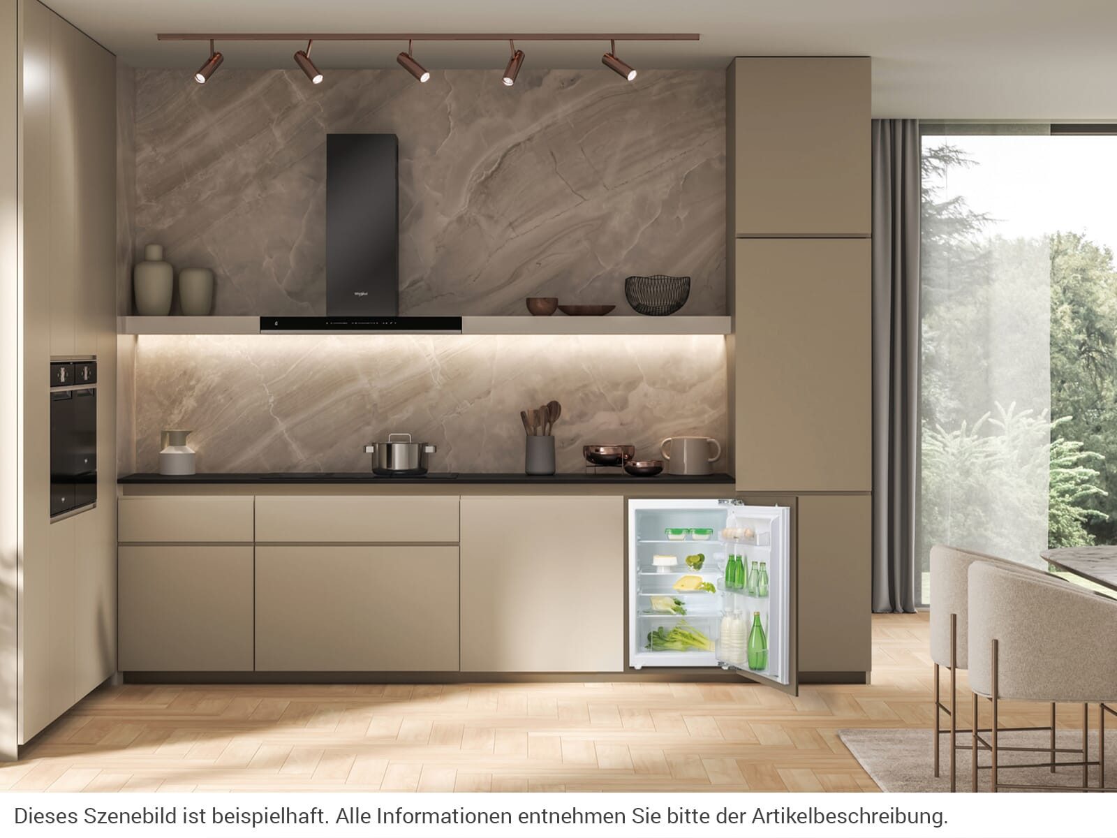 BAUKNECHT Einbaukühlschrank KSI9VS2E, 0.0 cm hoch, integrierbar