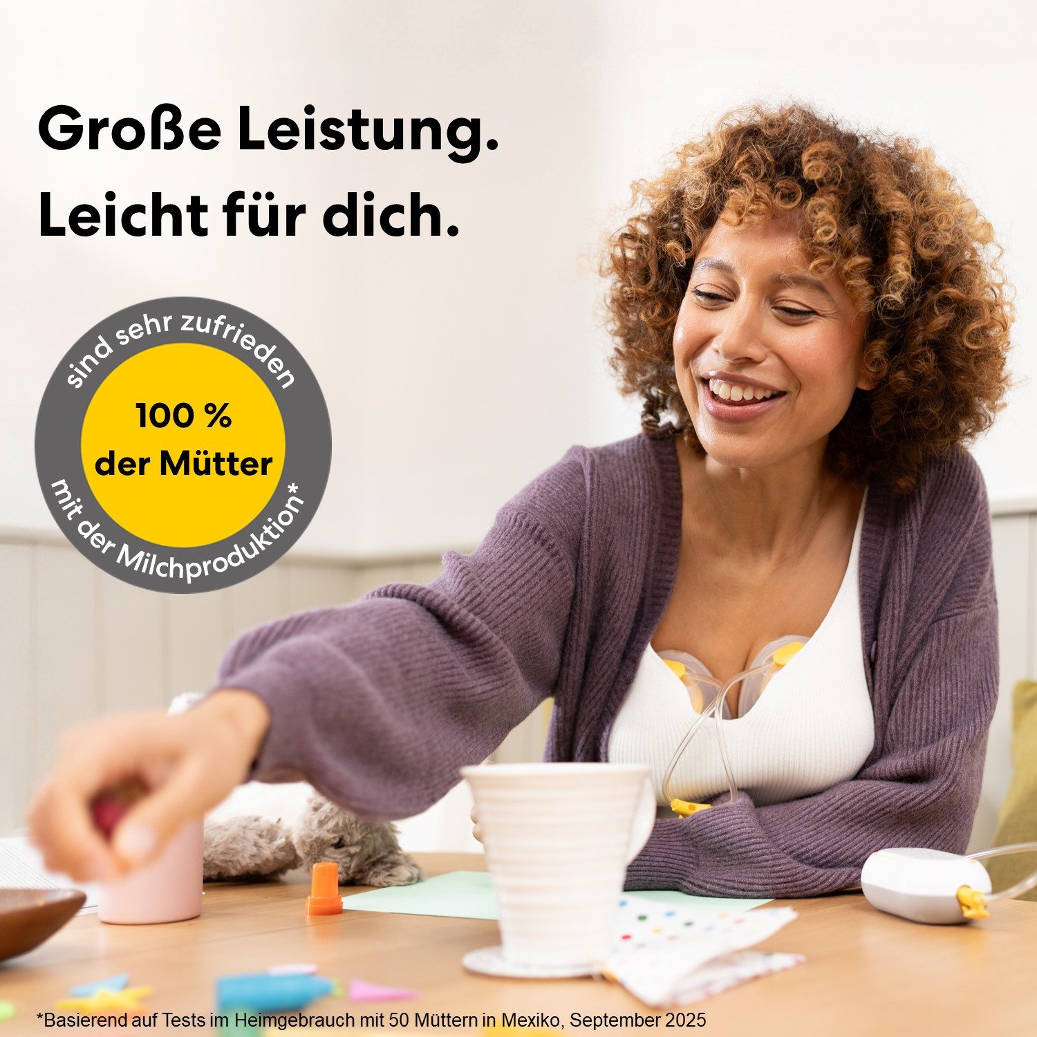 MEDELA Elektrische Doppelmilchpumpe MEDELA Freestyle Mini Hands-free + Hands Free Doppelpumpset, 1-tlg., AKTIONSPACK – Bild 3 von 5