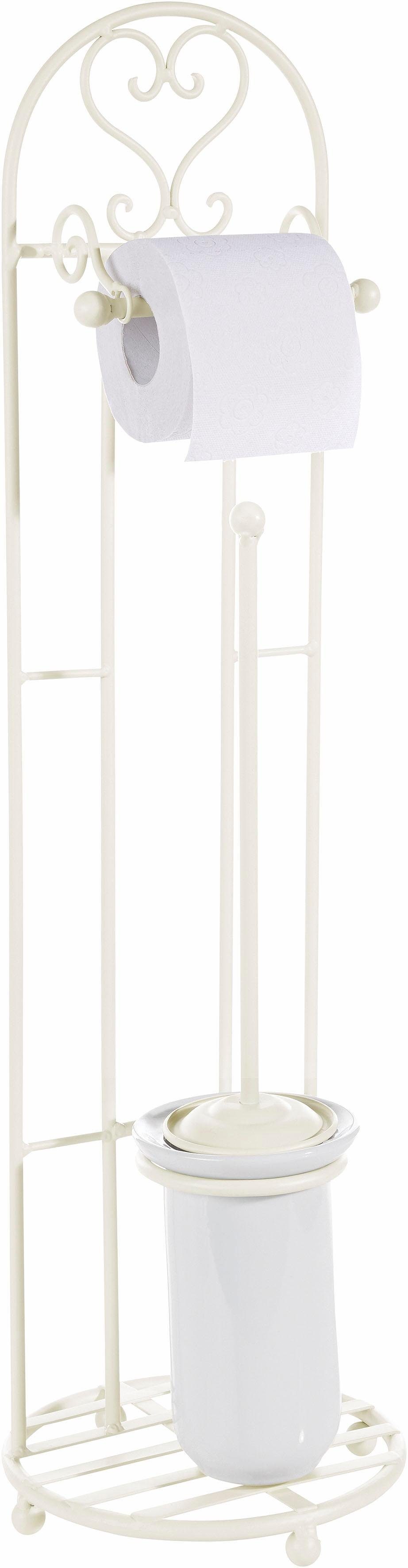 Ambiente Haus Toilettenpapierhalter Antik, antikweiß günstig online kaufen