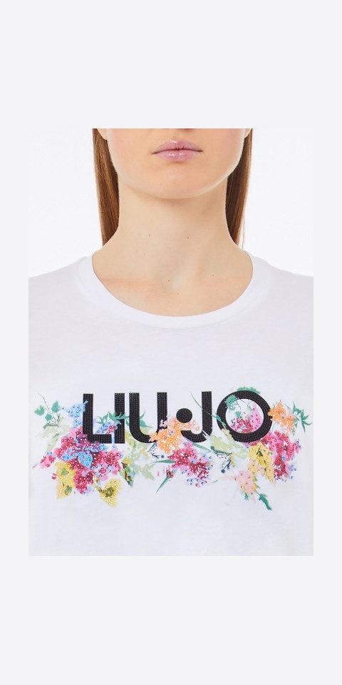 Liu Jo T-Shirt – Stilvolles Damenshirt mit Strass