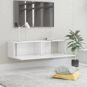 DOTMALL TV-Schrank TV-Schrank Hochglanz-Weiß 120x30x30 cm Holzwerkstoff