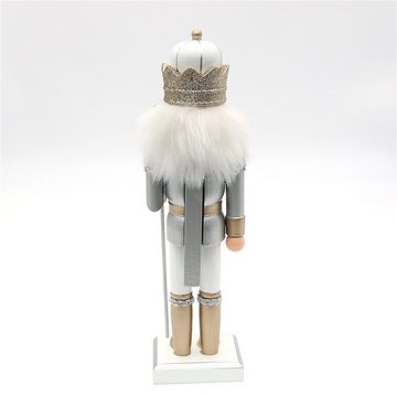 SIGRO Weihnachtsfigur Holz Nussknacker 26 cm Trommler oder König (Stück, 1 St., 1 Nussknacker)