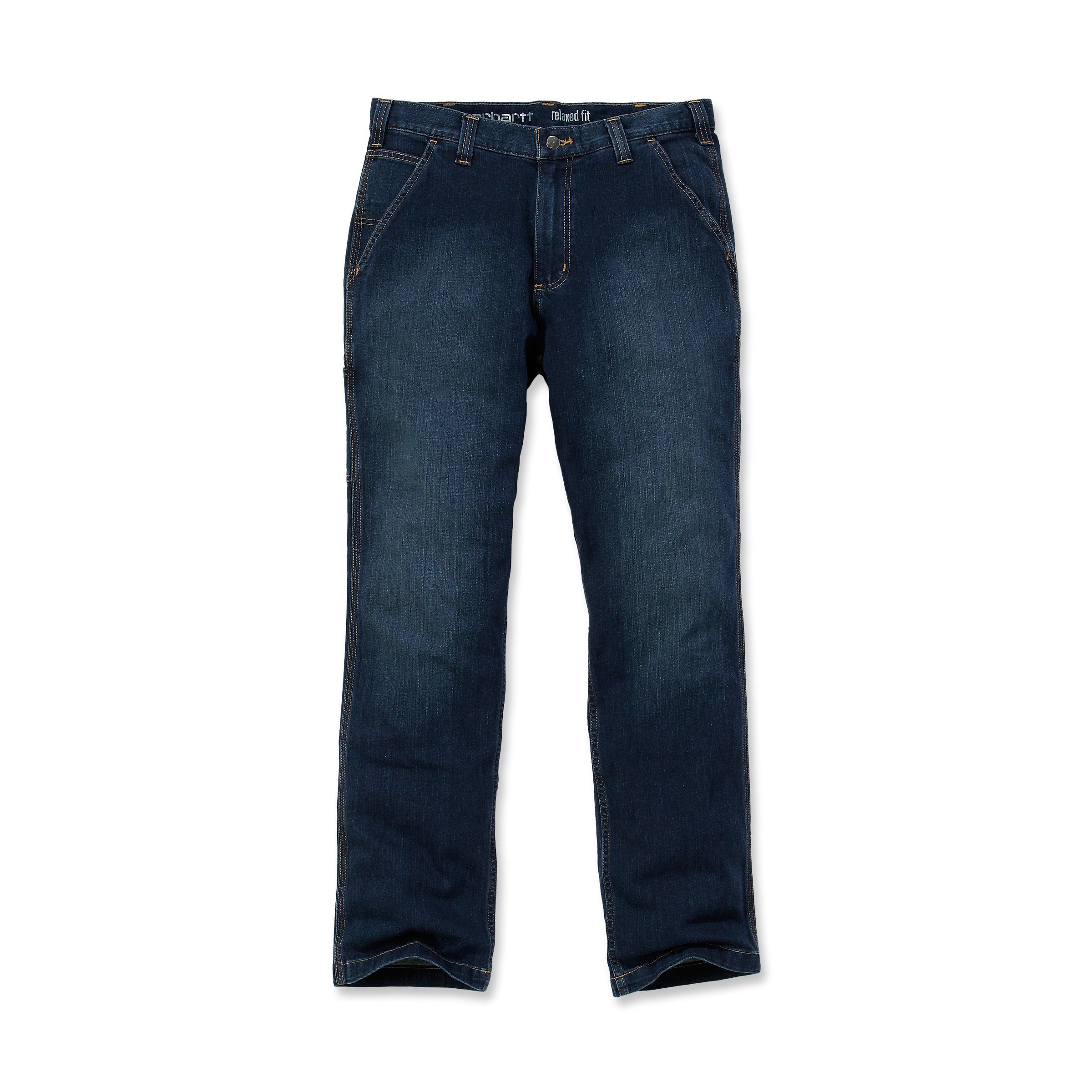 Carhartt Arbeitshose Rugged Flex Relaxed Dungaree Jeans Rugged Flex™ - Erleichtert die Bewegung