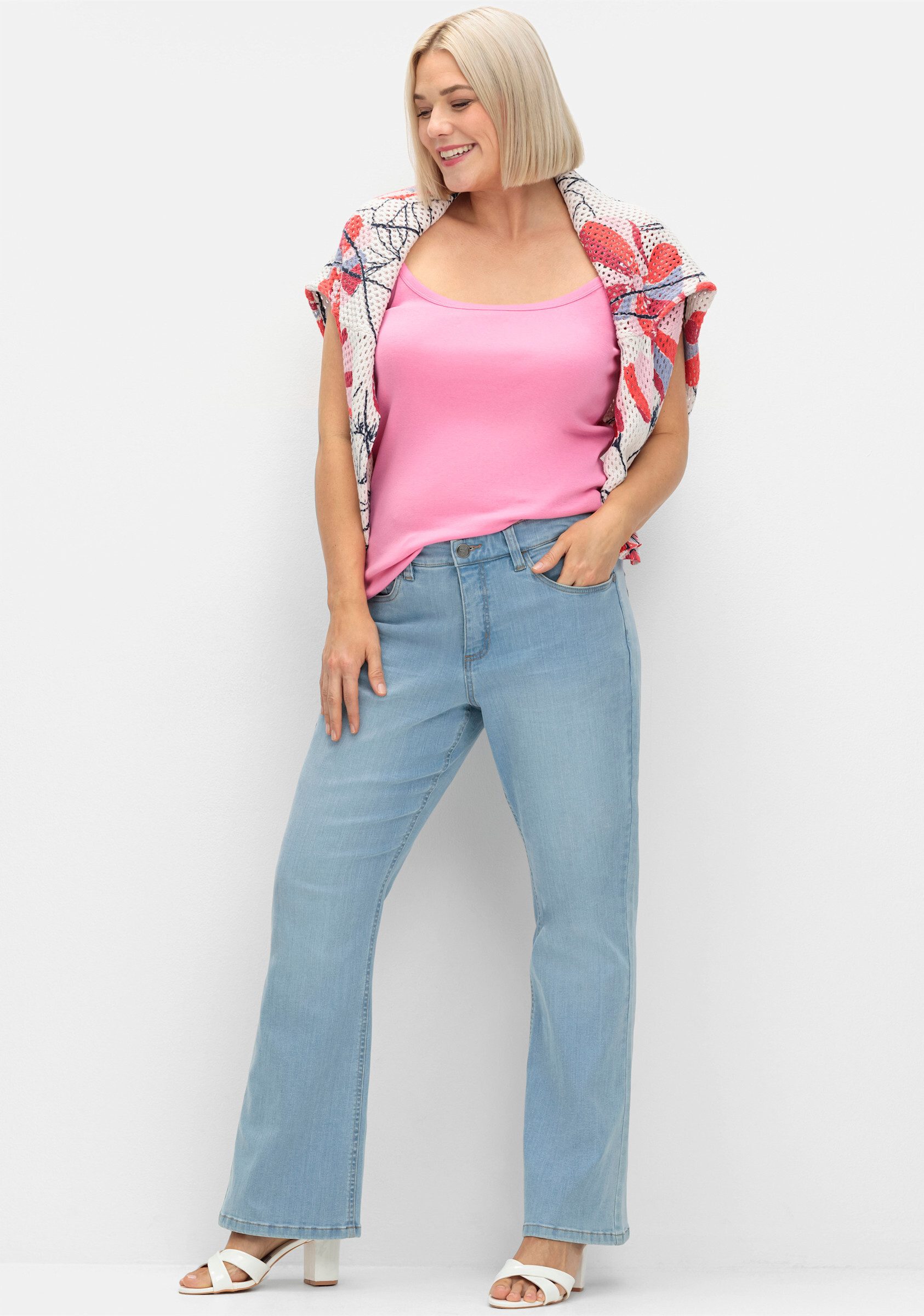 Sheego Shirttop Spaghettitop . günstig online kaufen