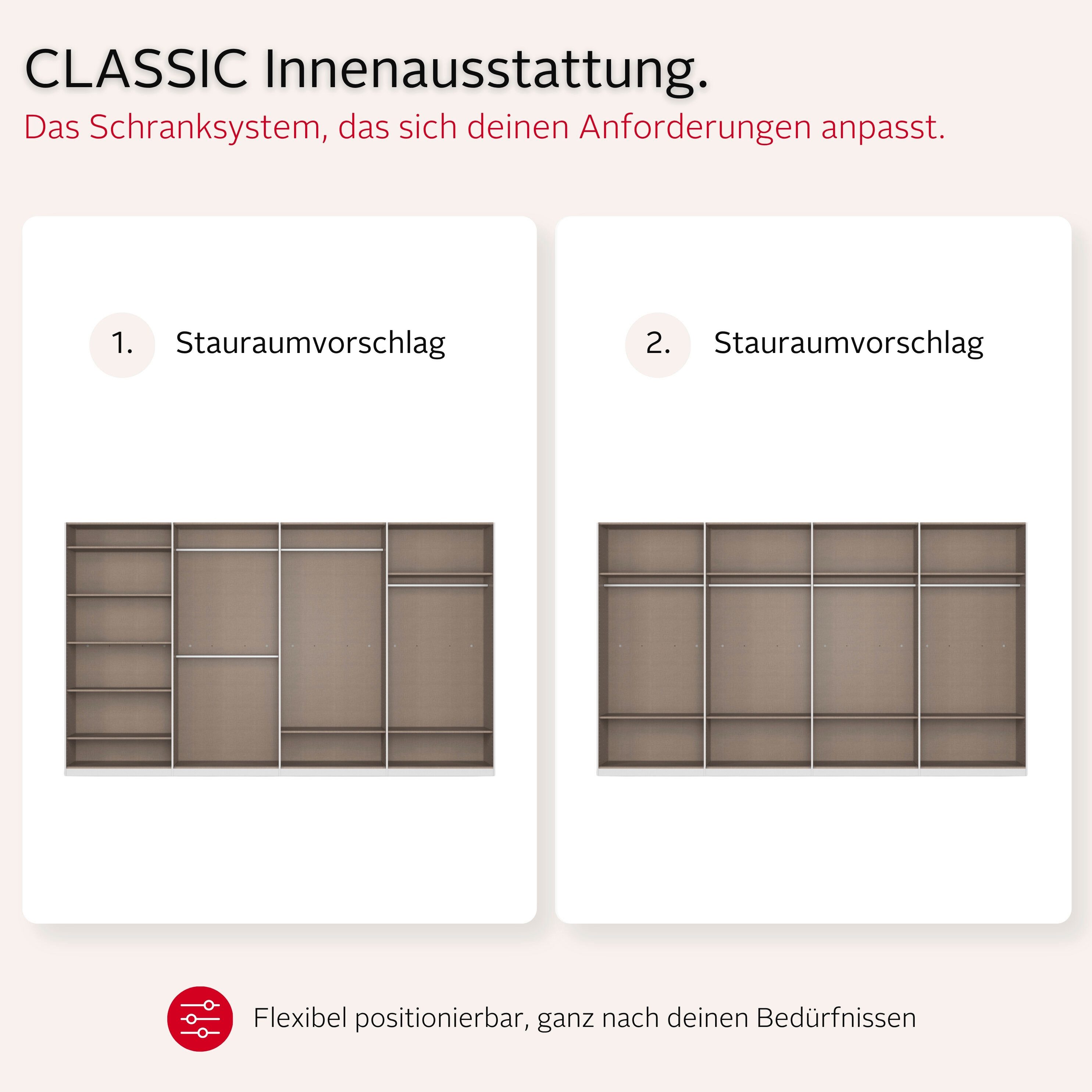 OTTO home Kleiderschrank Schrank Möbel Schlafzimmer Garderobe Mietswohnung WELTNEUHEIT NYLLA (3 Ausstattungsvarianten - Breiten 136-405 cm, Höhen 212/231 cm) PA – Bild 3 von 5