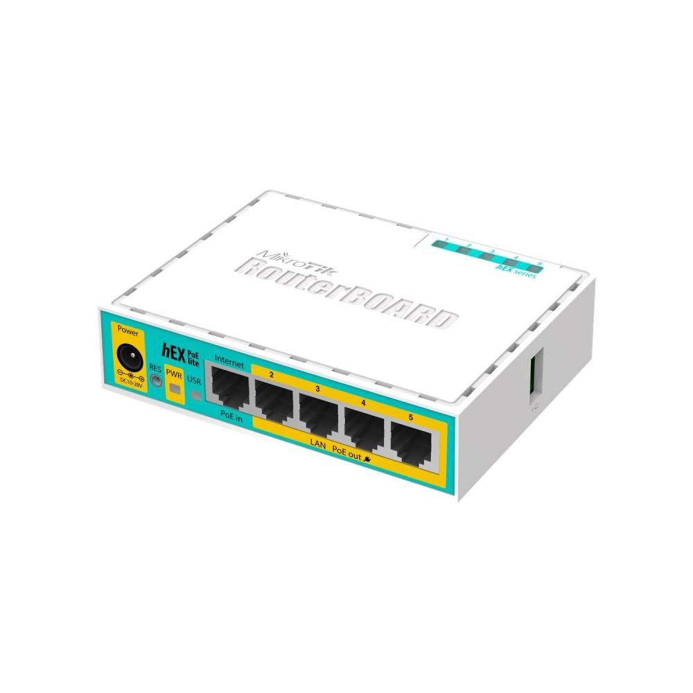 MikroTik hEX PoE lite Router WLAN-Router
