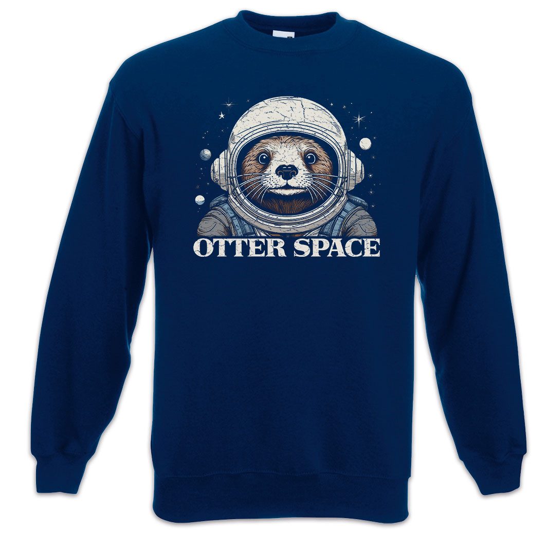 Sweatshirt Otter Space C Sweatshirt Wildlife lontra Nutria Fischotter Outer