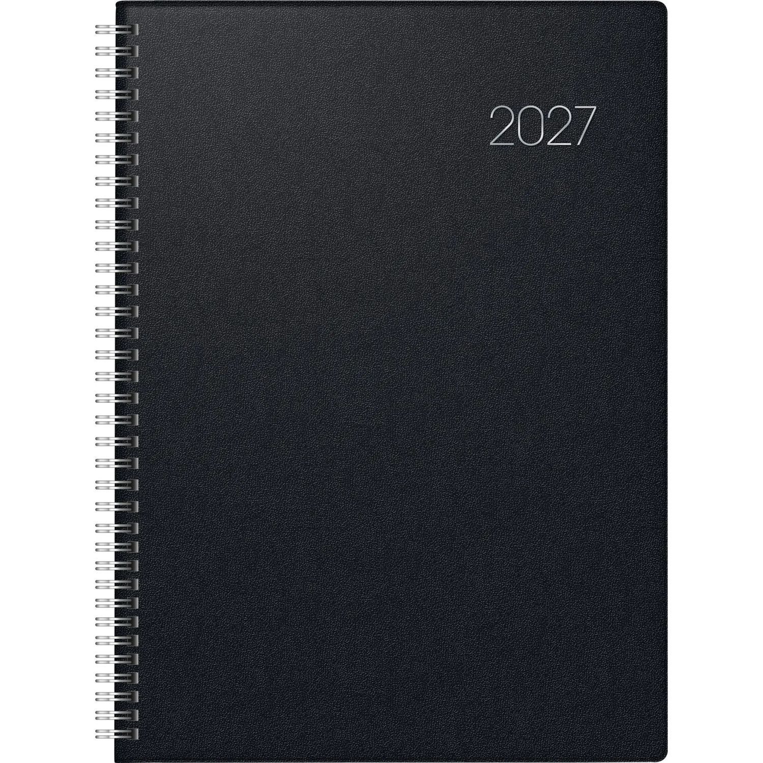Taschenkalender BRUNNEN 1078765907 Buchkalender Mod. 787 2027 A4, Kunststoff, schwarz