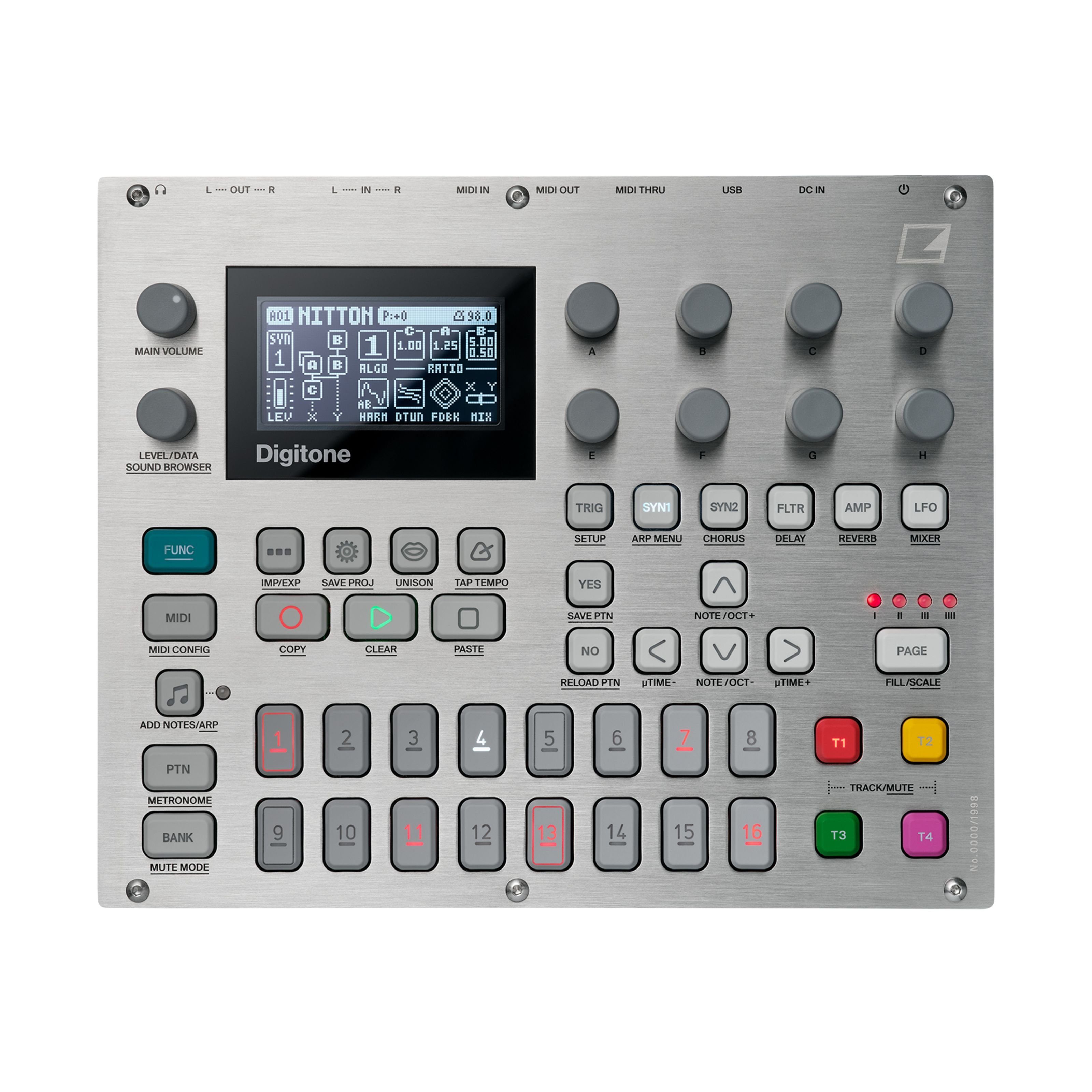 Elektron Synthesizer (Synthesizer, Digital Synthesizer), Digitone E25 Remix Edition - Digital Synthesizer
