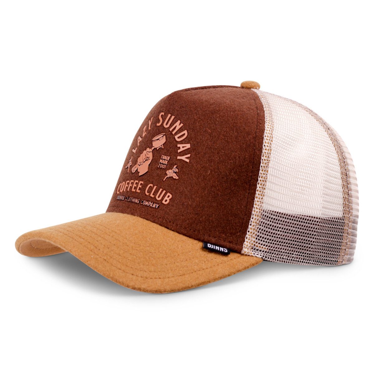 Djinns Trucker Cap Djinns HFT Cap Lazy Barista (Basecap, Meshcap)