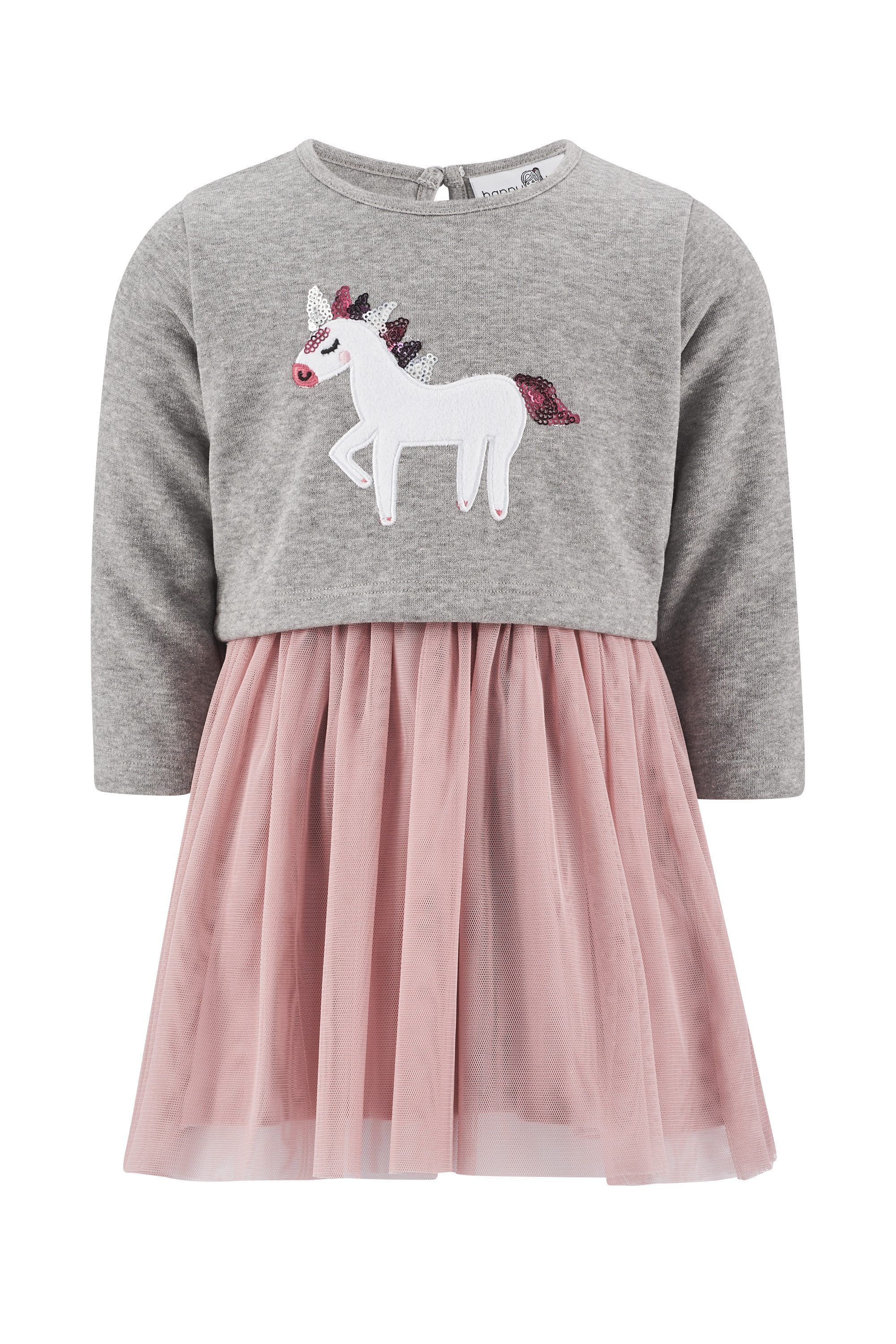 happy girls Sweatkleid Baumwollmischung, Pailletten Details
