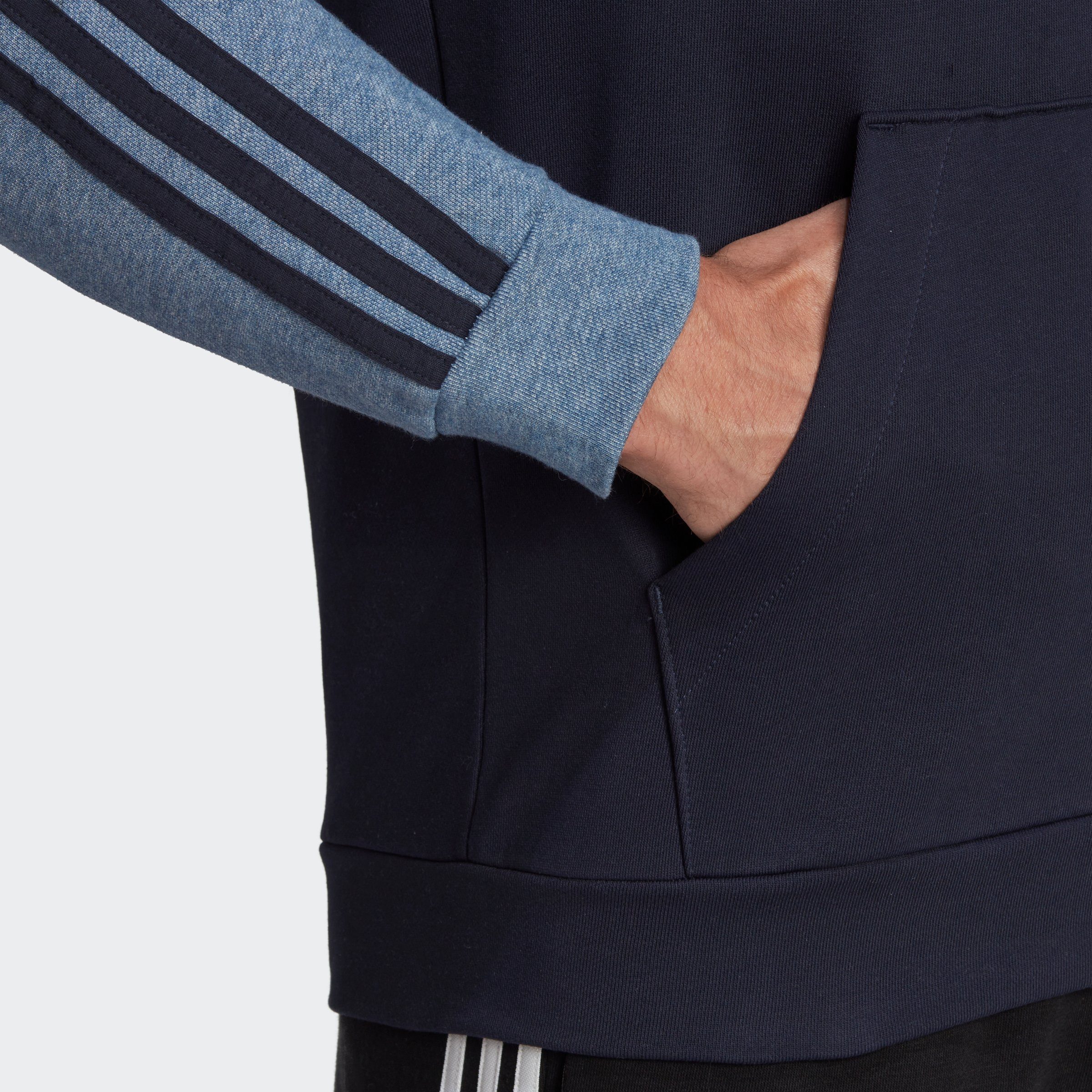 Sportswear MÉLANGE ESSENTIALS Kapuzensweatshirt adidas HOODIE FRENCH TERRY LEGINK/LEINME