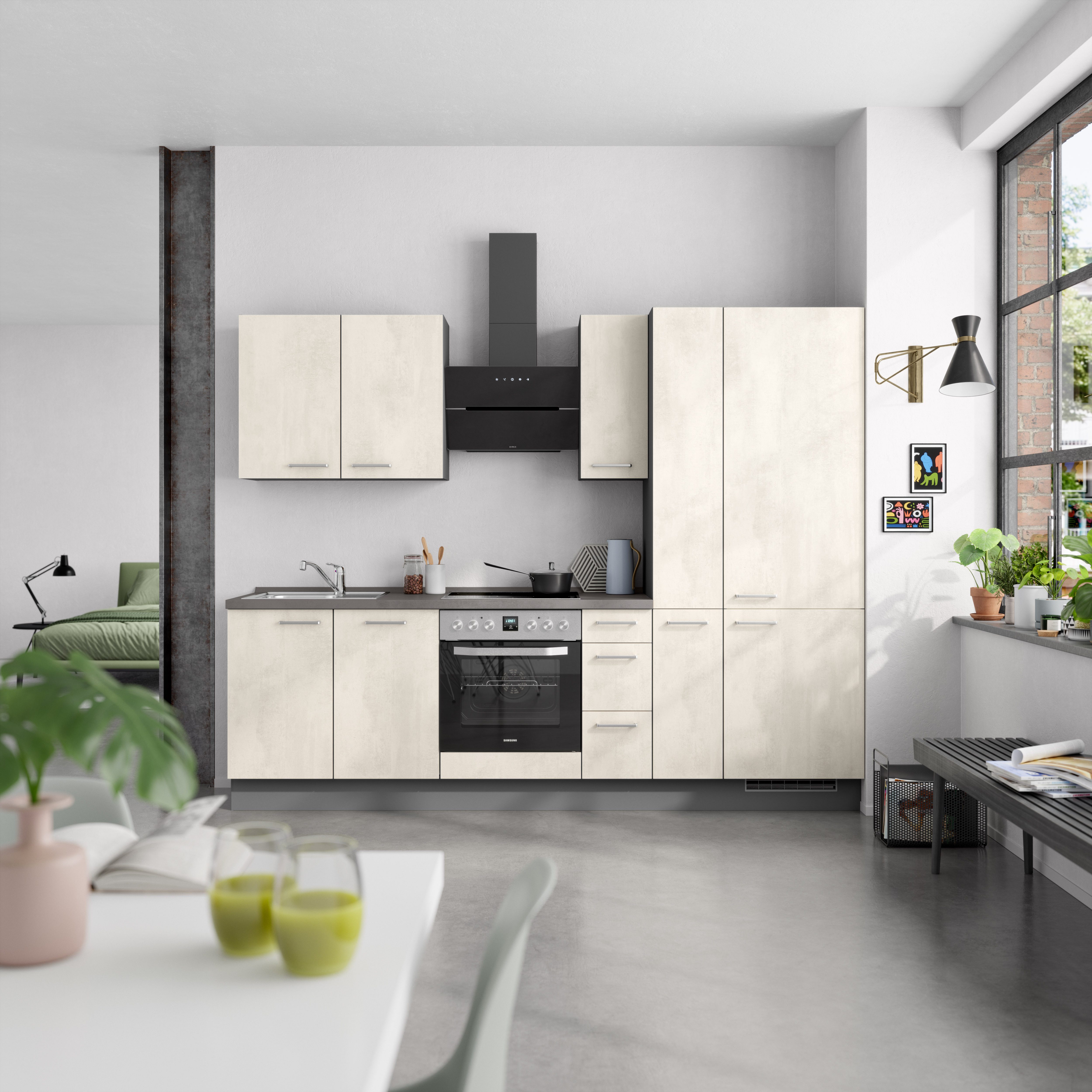 nobilia® Küchenzeile "Riva II", vormontiert, Ausrichtung günstig online kaufen