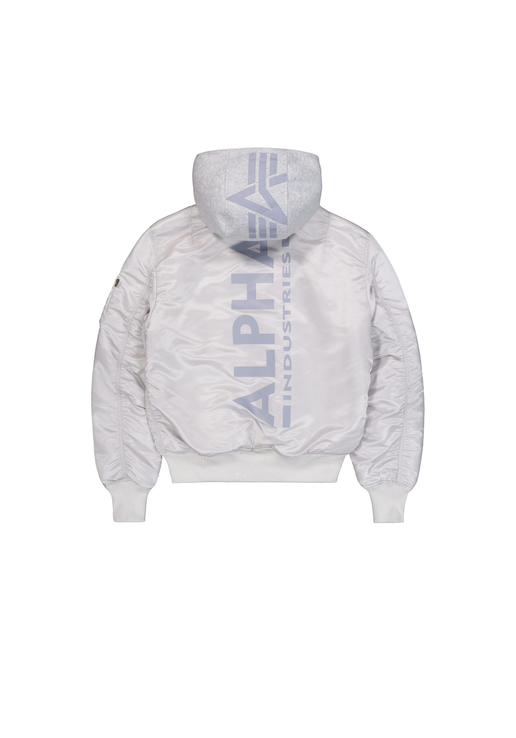 Alpha Industries Bomberjacke MA-1 Zip Hood Backprint günstig online kaufen