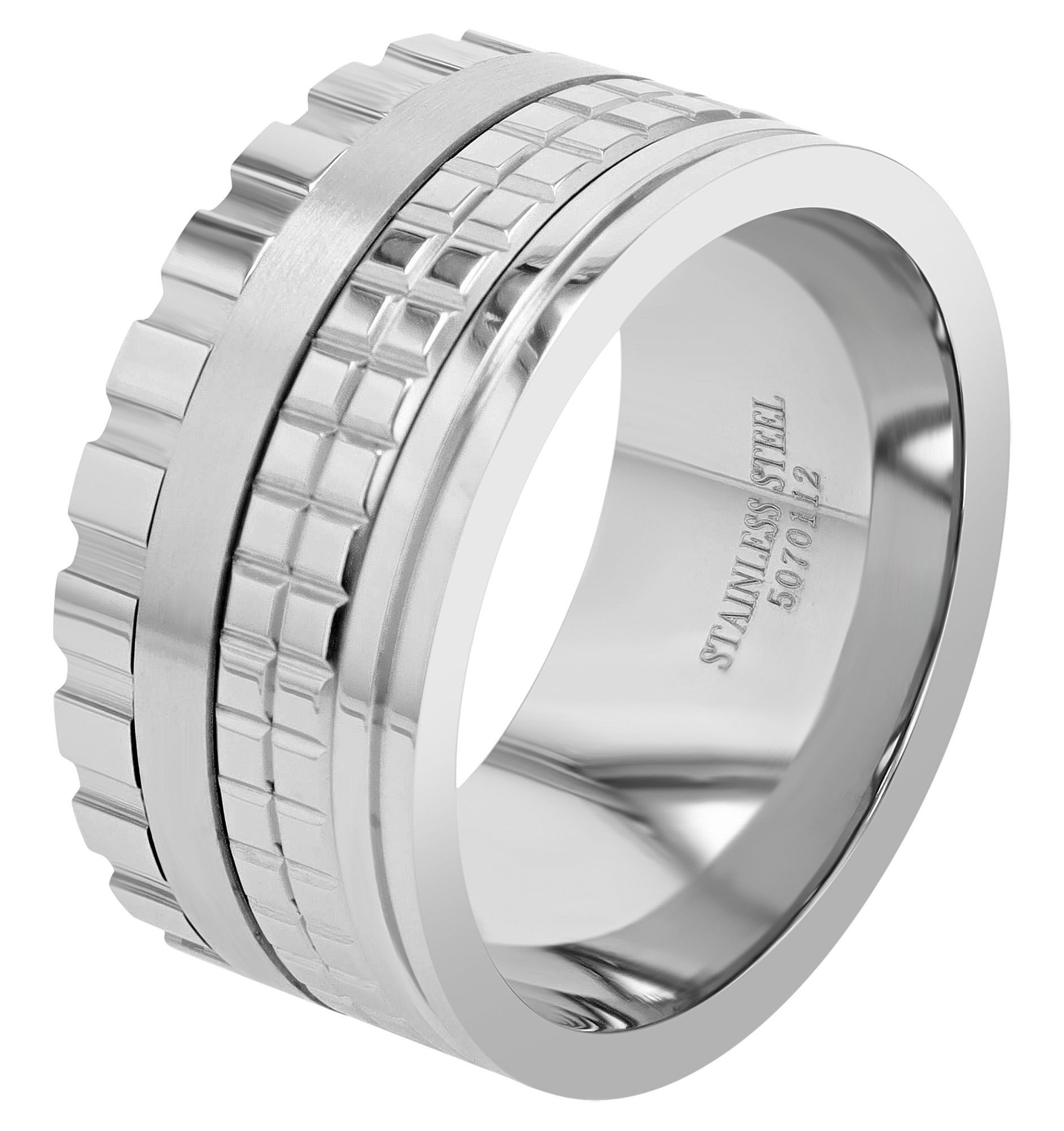 Fingerring Herren Ring aus Edelstahl