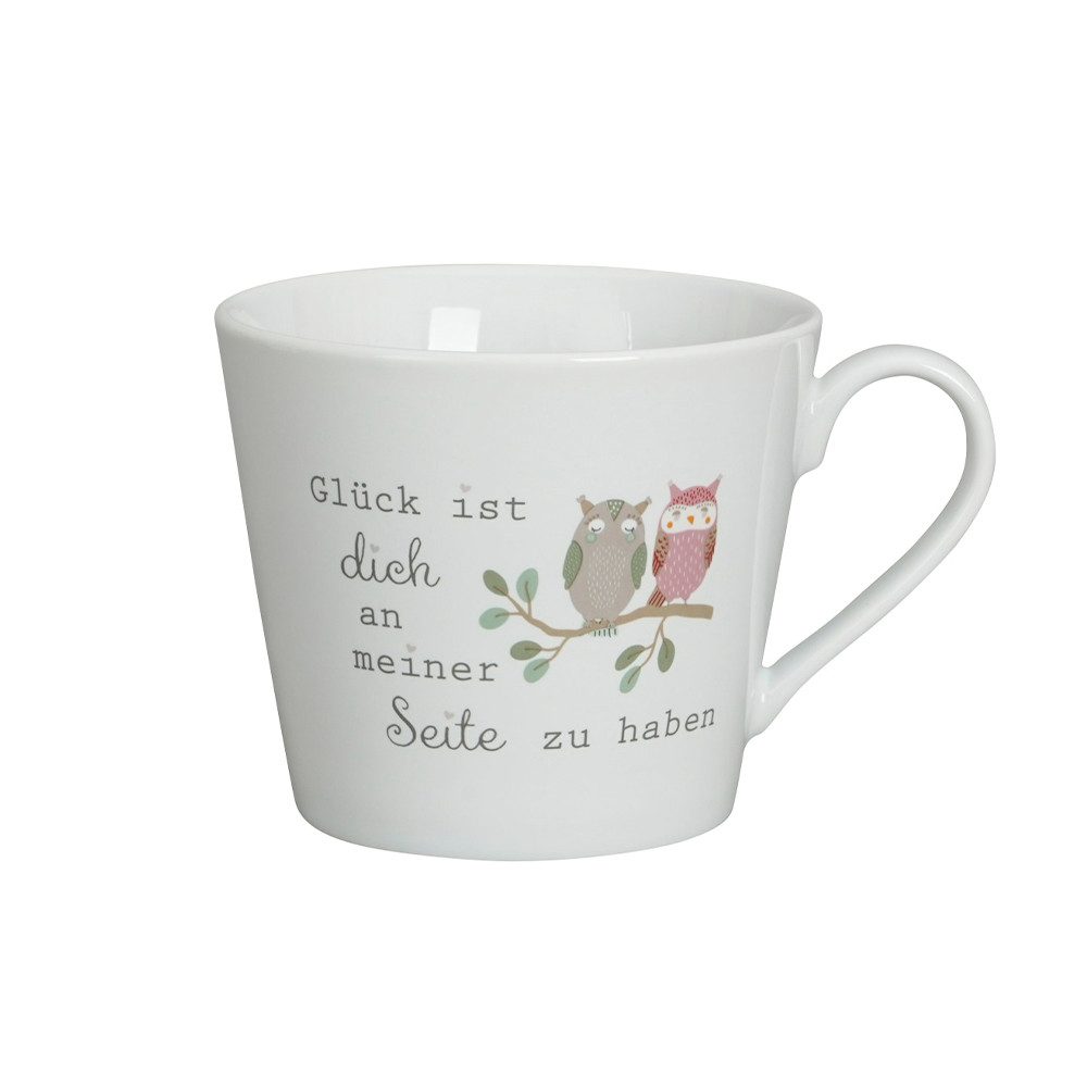 Krasilnikoff Tasse Glück ist dich an meiner Seite zu haben