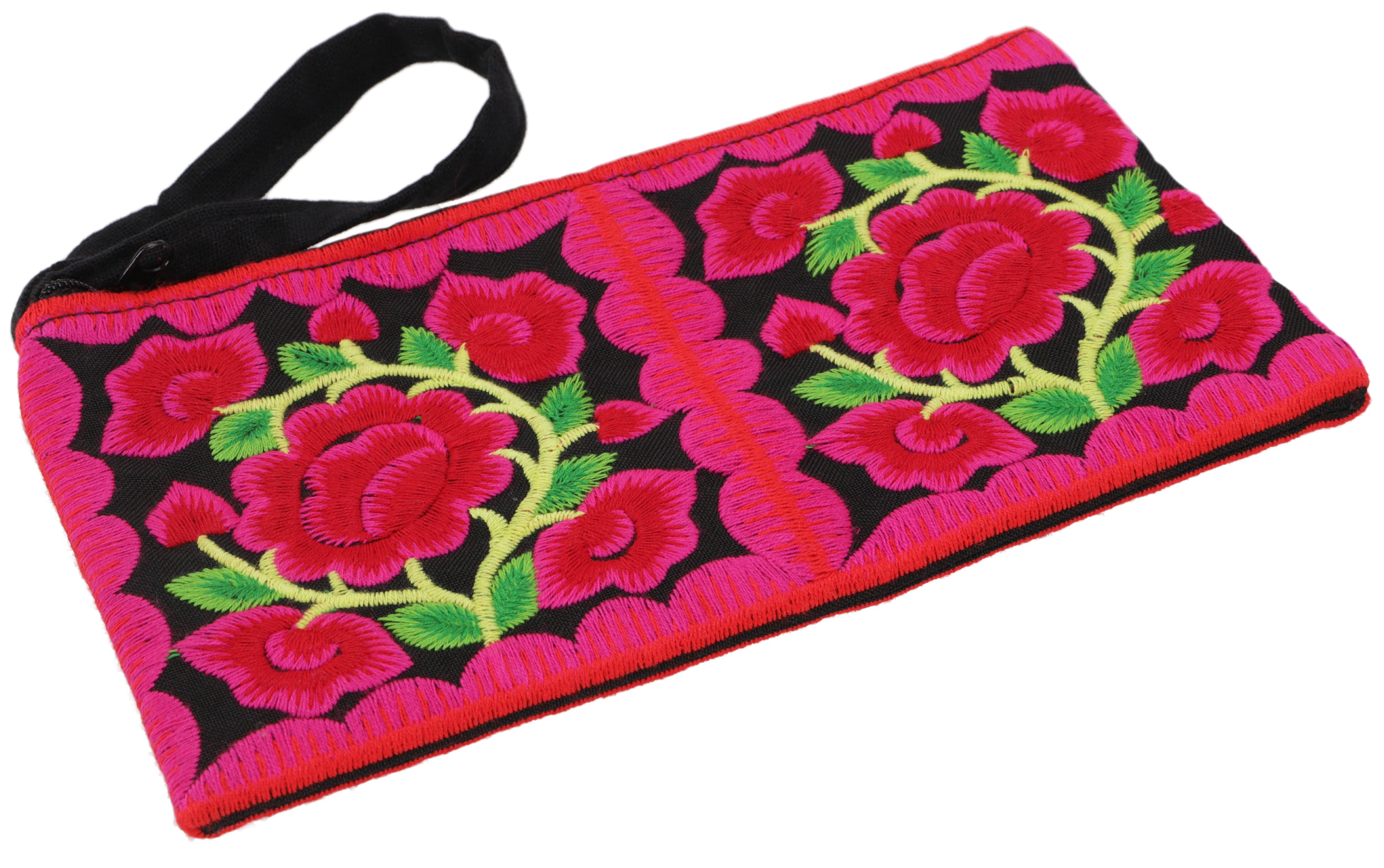 Guru-Shop Aufbewahrungstasche Kosmetiktasche mit Folklore Stickerei,..