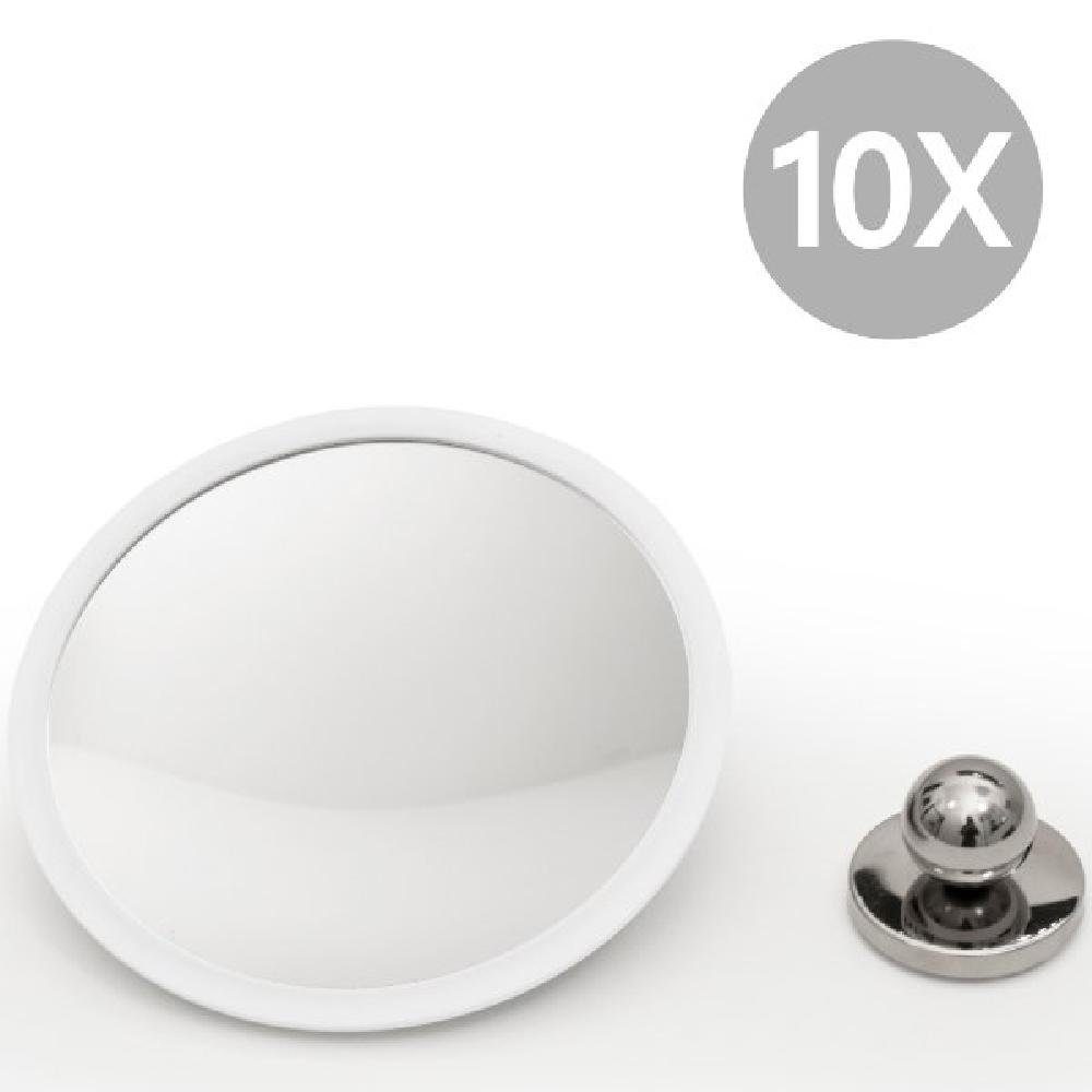 Bosign Spiegel Make-Up Spiegel Airmirror Plus Weiß (16,5cm) (abnehmbar) (10fach)