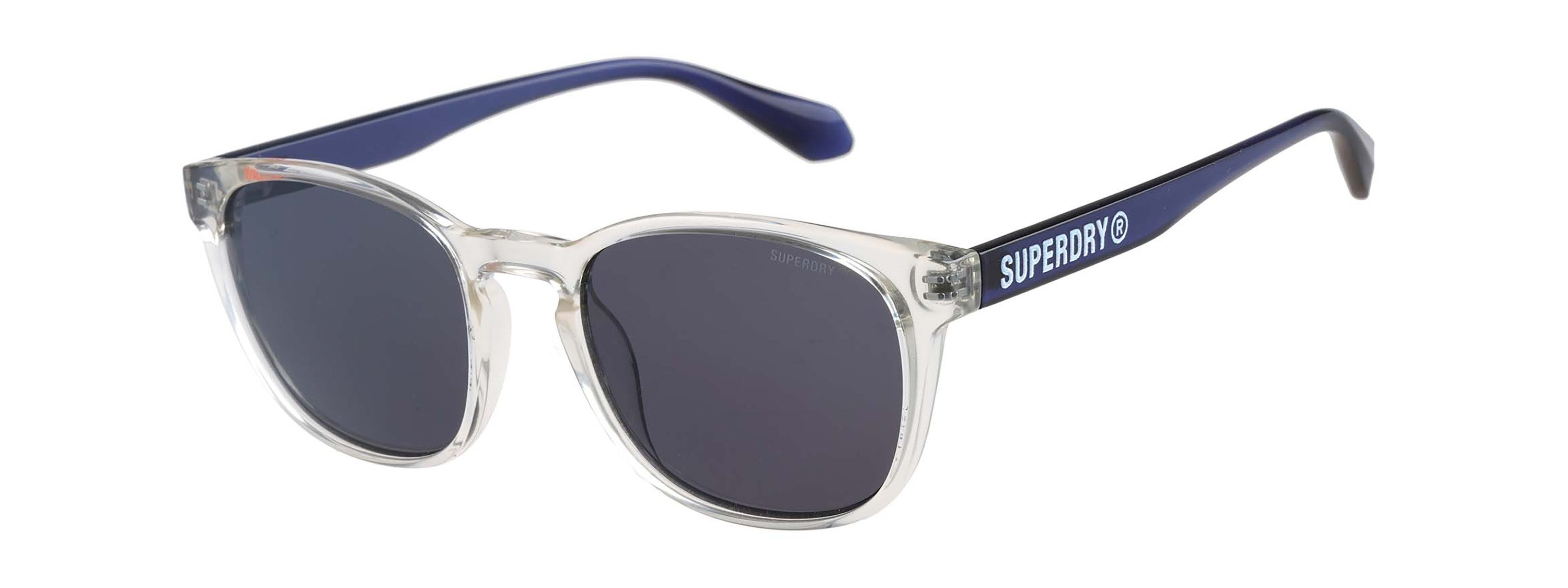 Superdry Sonnenbrille Modell 996097 Form Karree/Soft, Logoschriftzug auf Bügel, Injectionfassung