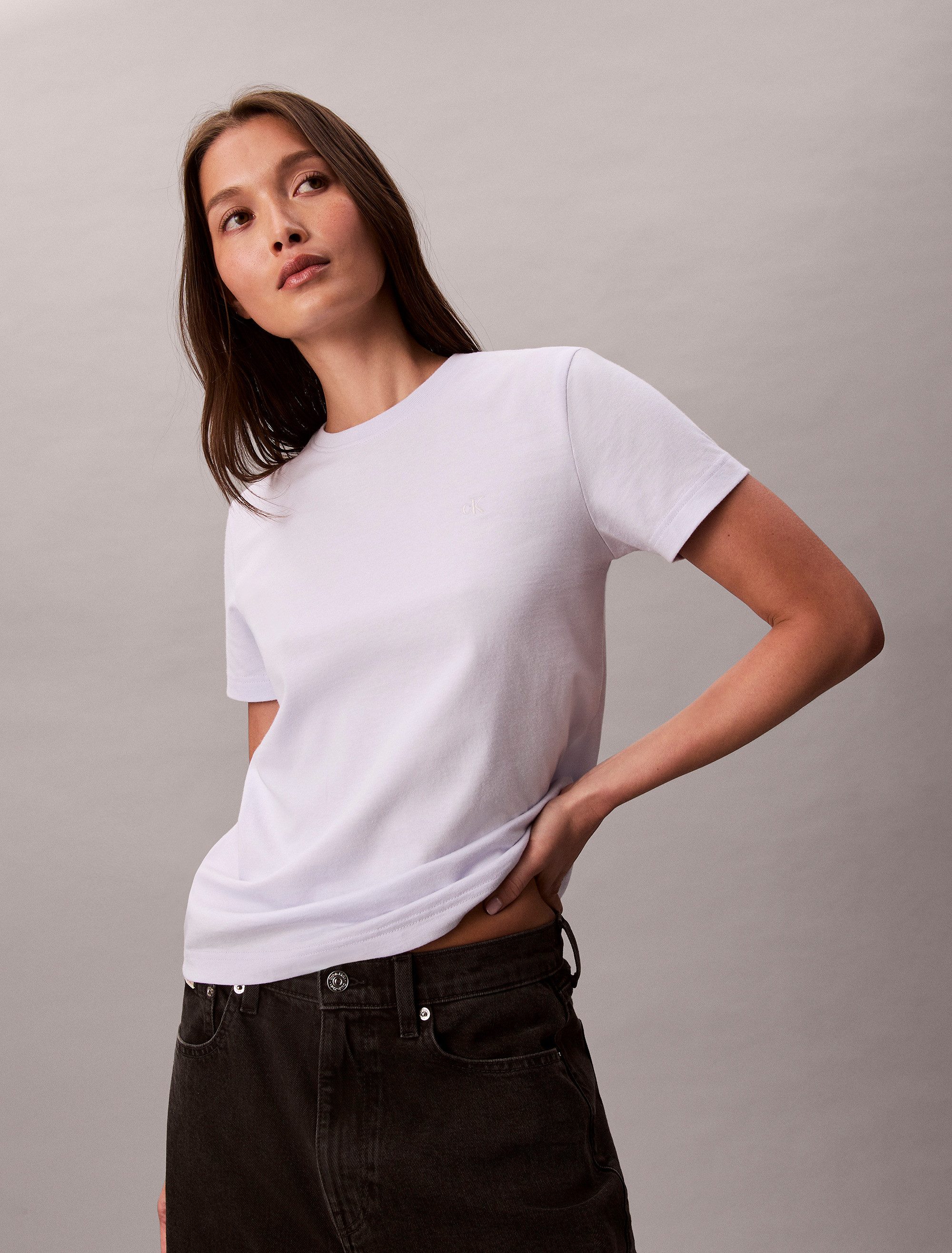 Calvin Klein Jeans T-Shirt Mit Rundhalsausschnitt günstig online kaufen