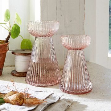 Mirabeau Tischvase Vase 2er Set Plouyé rosa